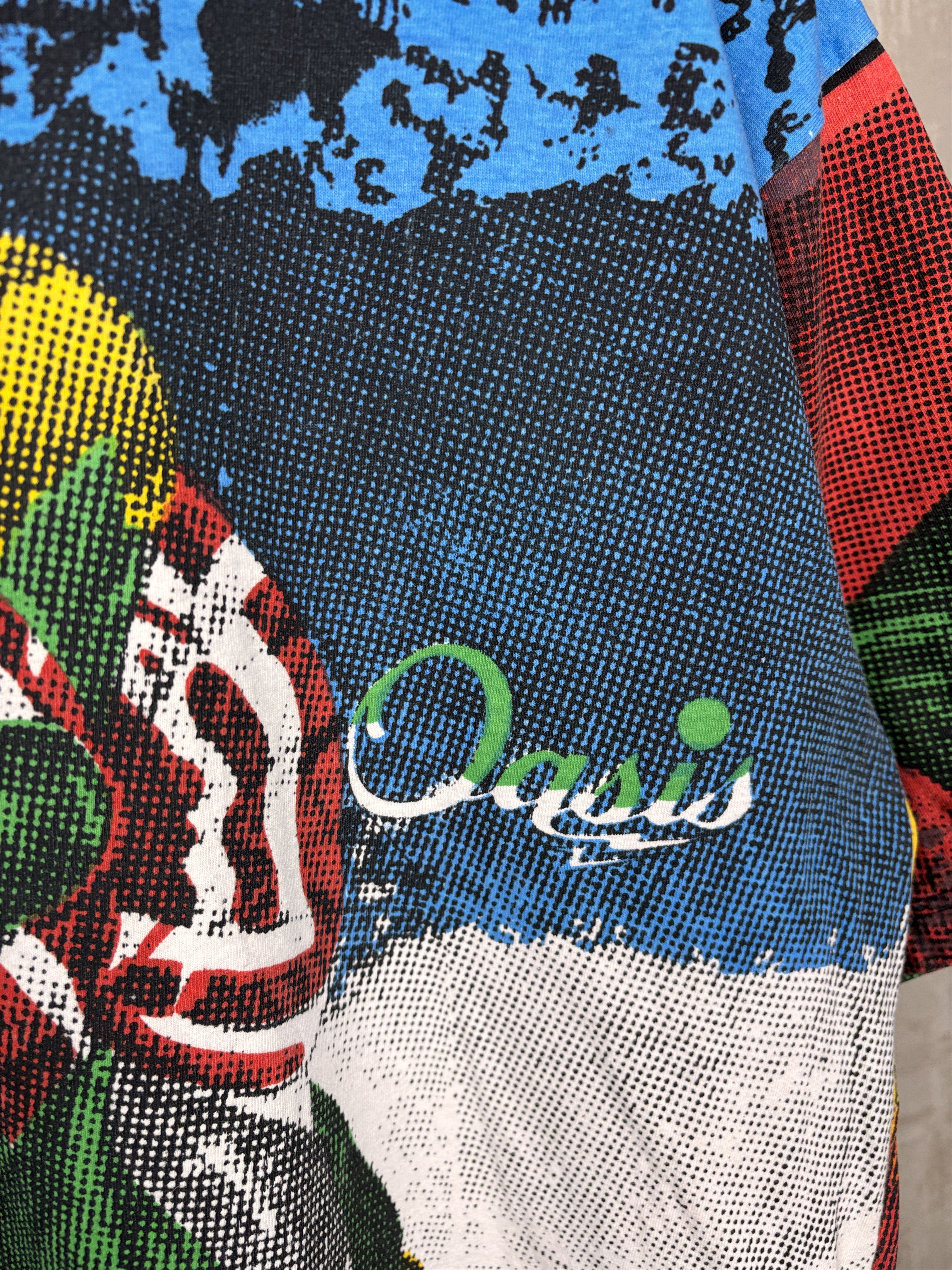 Vintage 90's Horse Riders Racing Oasis Vintage T-shirt Size US XL / EU 56 / 4 - 5 Thumbnail