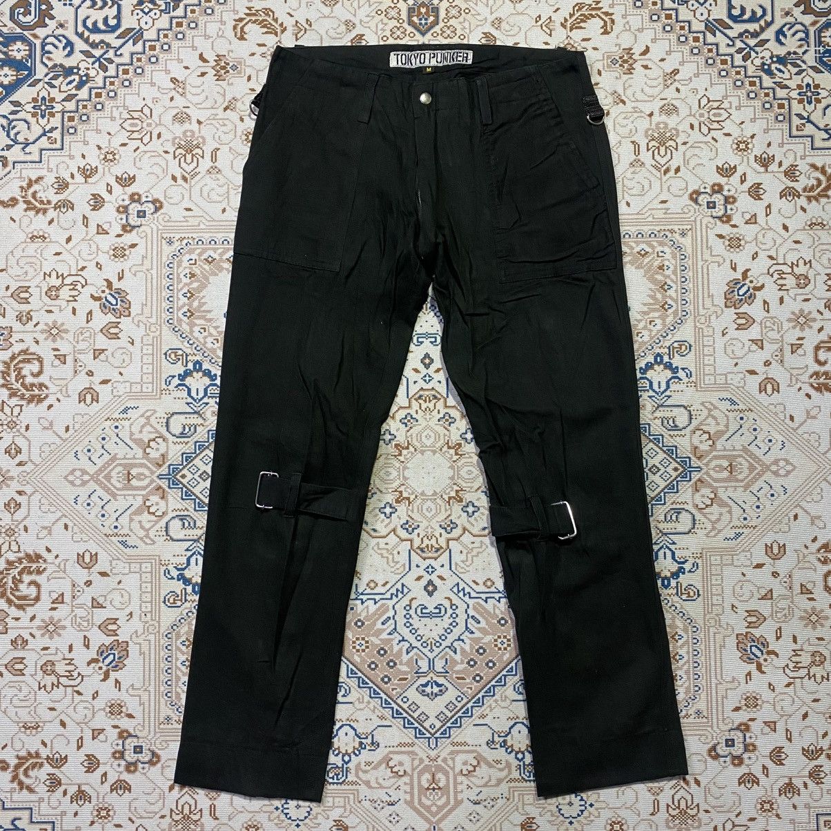 If Six Was Nine × Japanese Brand × Le Grande Bleu (L.G.B.) TOKYO PUNKERS BONDAGE PANTS Size US 30 / EU 46 - 2 Thumbnail