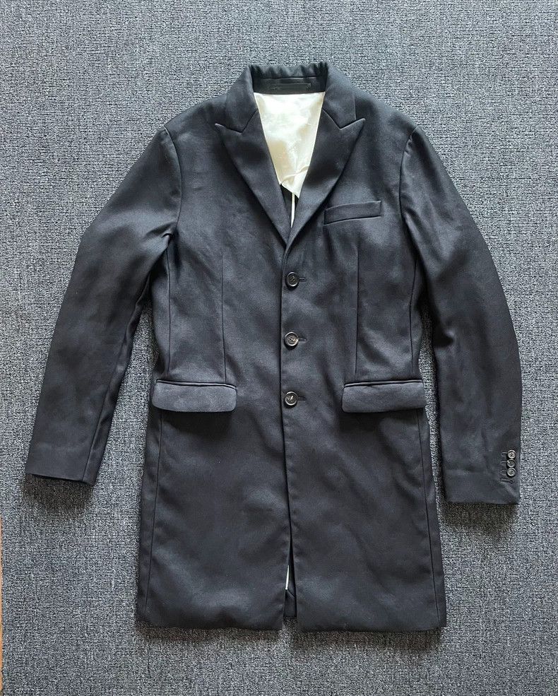 Dsquared2 Dsquared2 Black Wool-Silk Trench Coat-yf Size US M / EU 48-50 / 2 - 1 Thumbnail