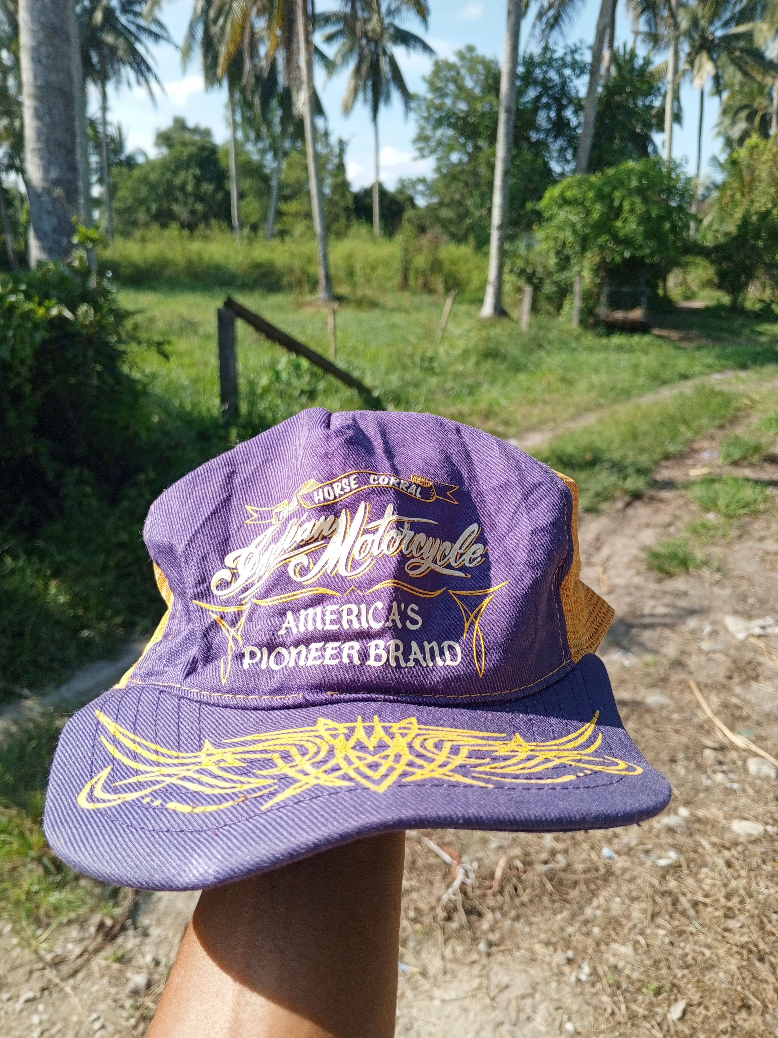 Indian Motorcycle 90s Indian Motorcycle five panels mesh cap MADE IN USA Size ONE SIZE - 1 Thumbnail