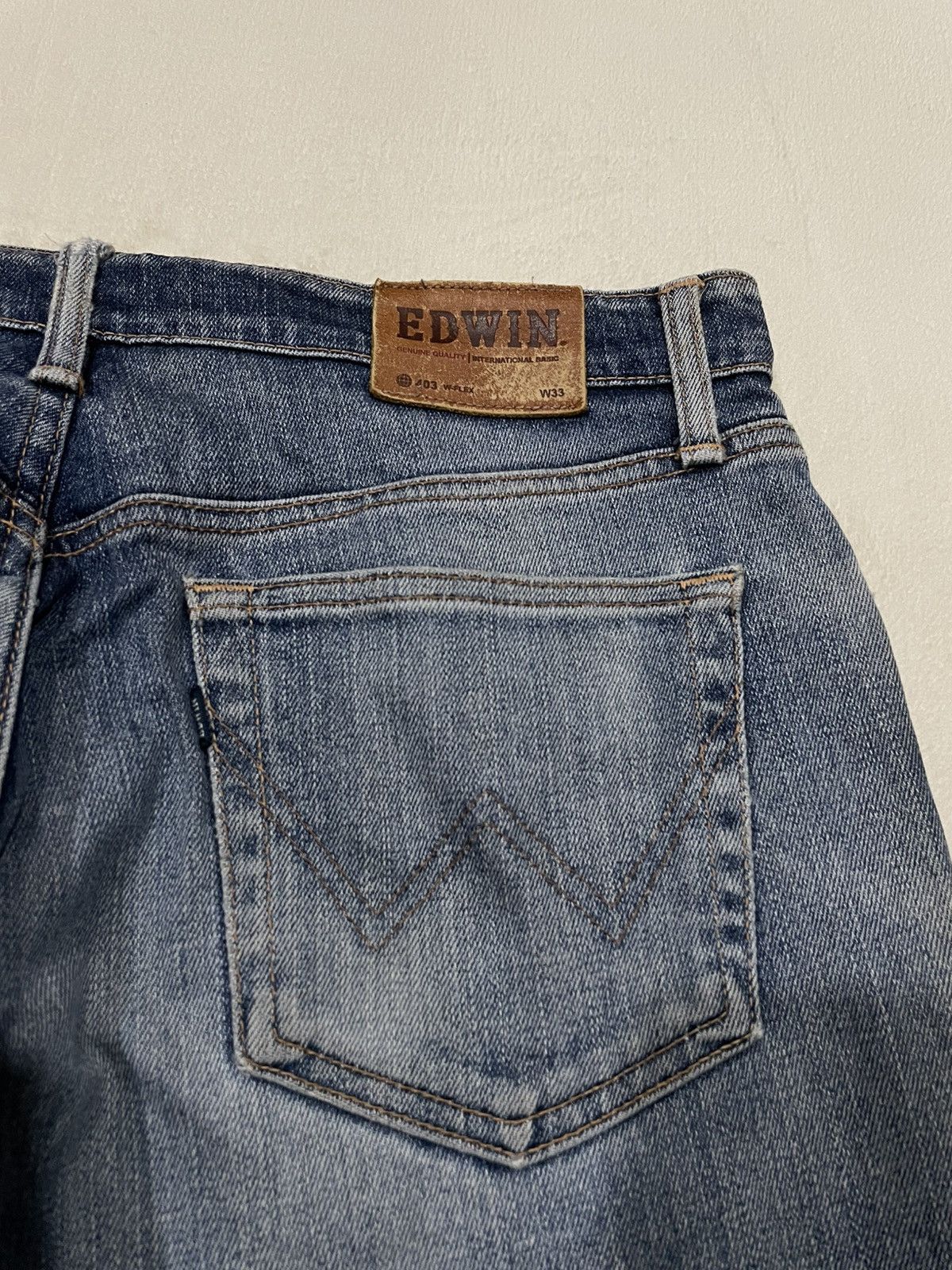 Edwin Vintage Edwin International Basic Distressed Mudwash Jeans Size US 34 / EU 50 - 16 Thumbnail
