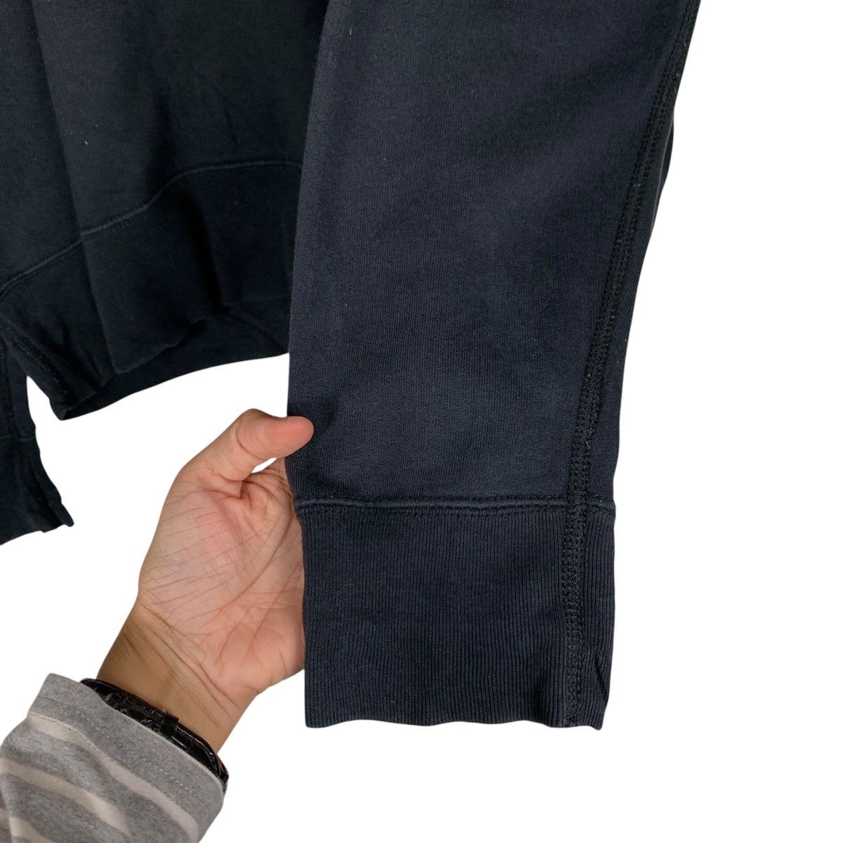 Diesel DIESEL All Black Big Logo Pullover Hoodies #1485-C67 Size US L / EU 52-54 / 3 - 12 Thumbnail