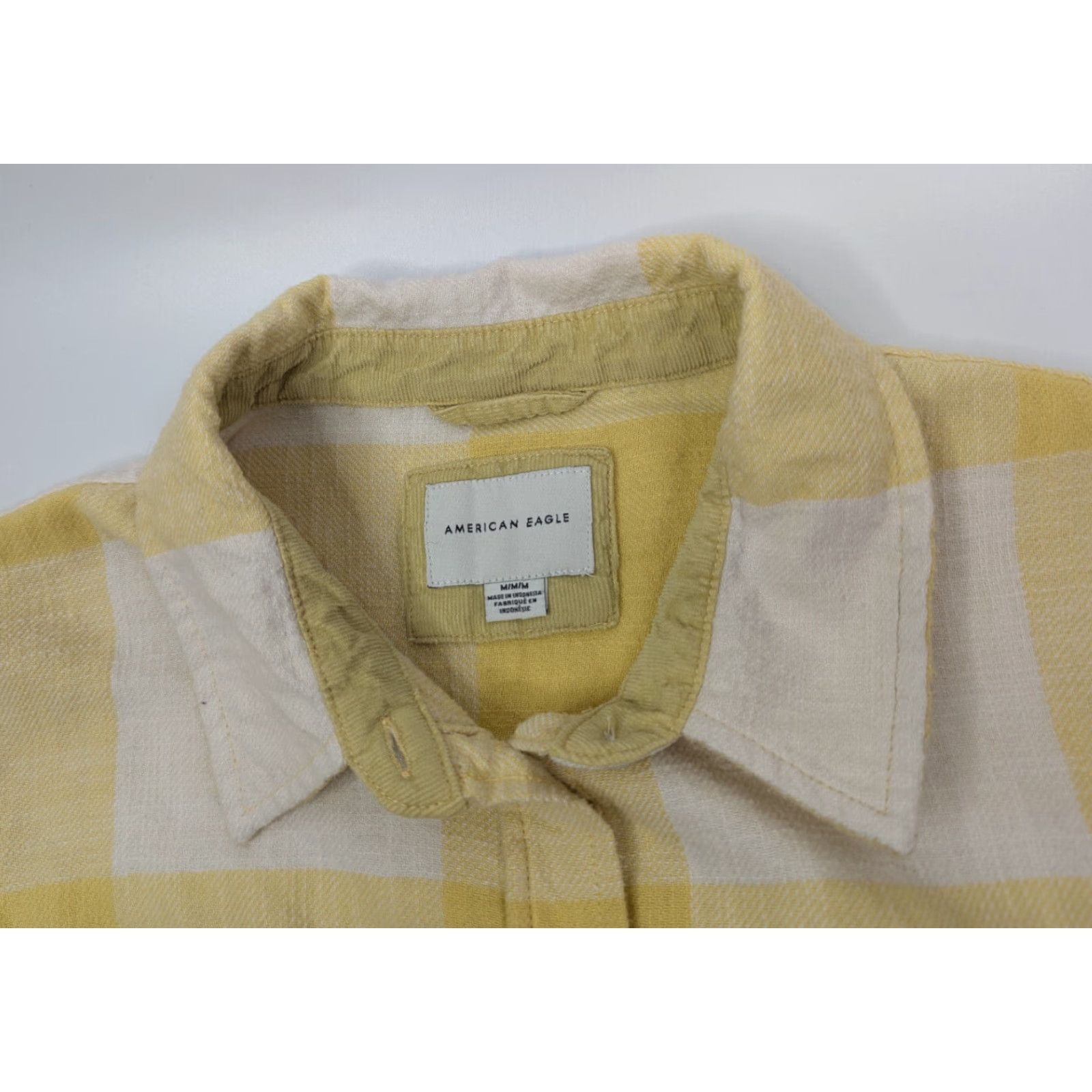 Vintage VINTAGE American Eagle Oversized Flannel Medium Yellow Buffalo Plaid AHH-Mazingly Soft Size US M / EU 48-50 / 2 - 7 Thumbnail