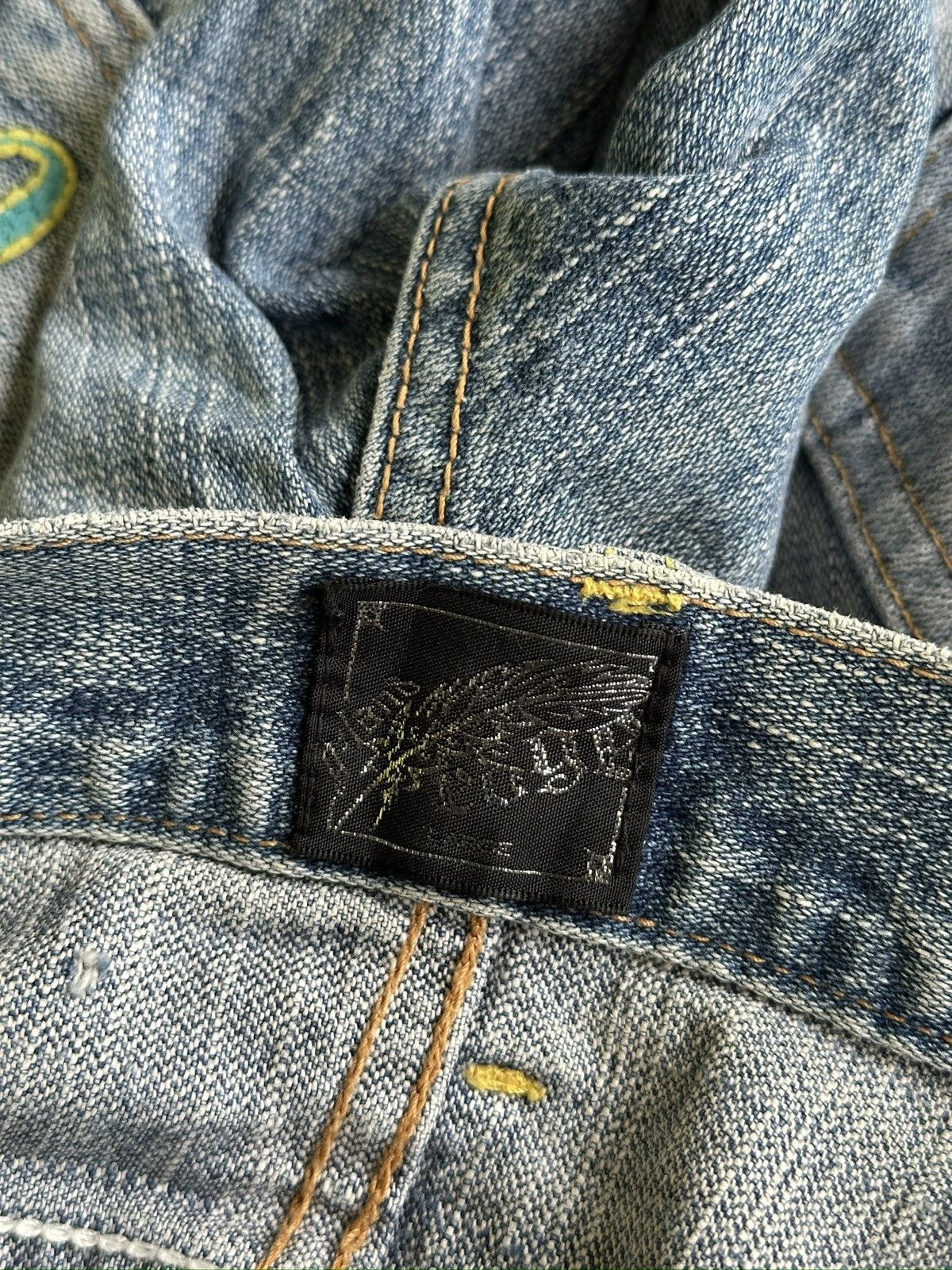 Japanese Brand Selvedge Denim Gland Edge Light Blue🎌💥 Size US 34 / EU 50 - 9 Thumbnail