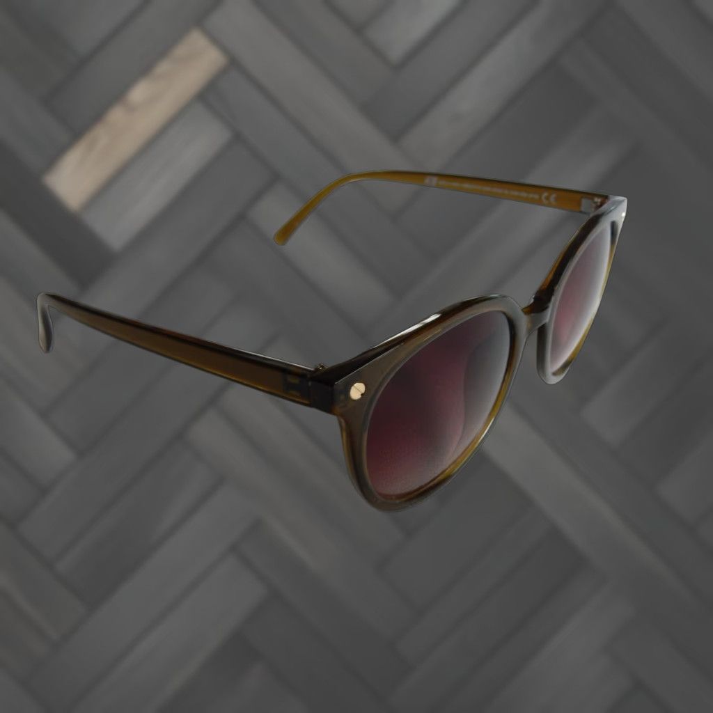 H&M VINTAGE H&M Sunglasses Women Brown Small Scratches Size ONE SIZE - 1 Thumbnail