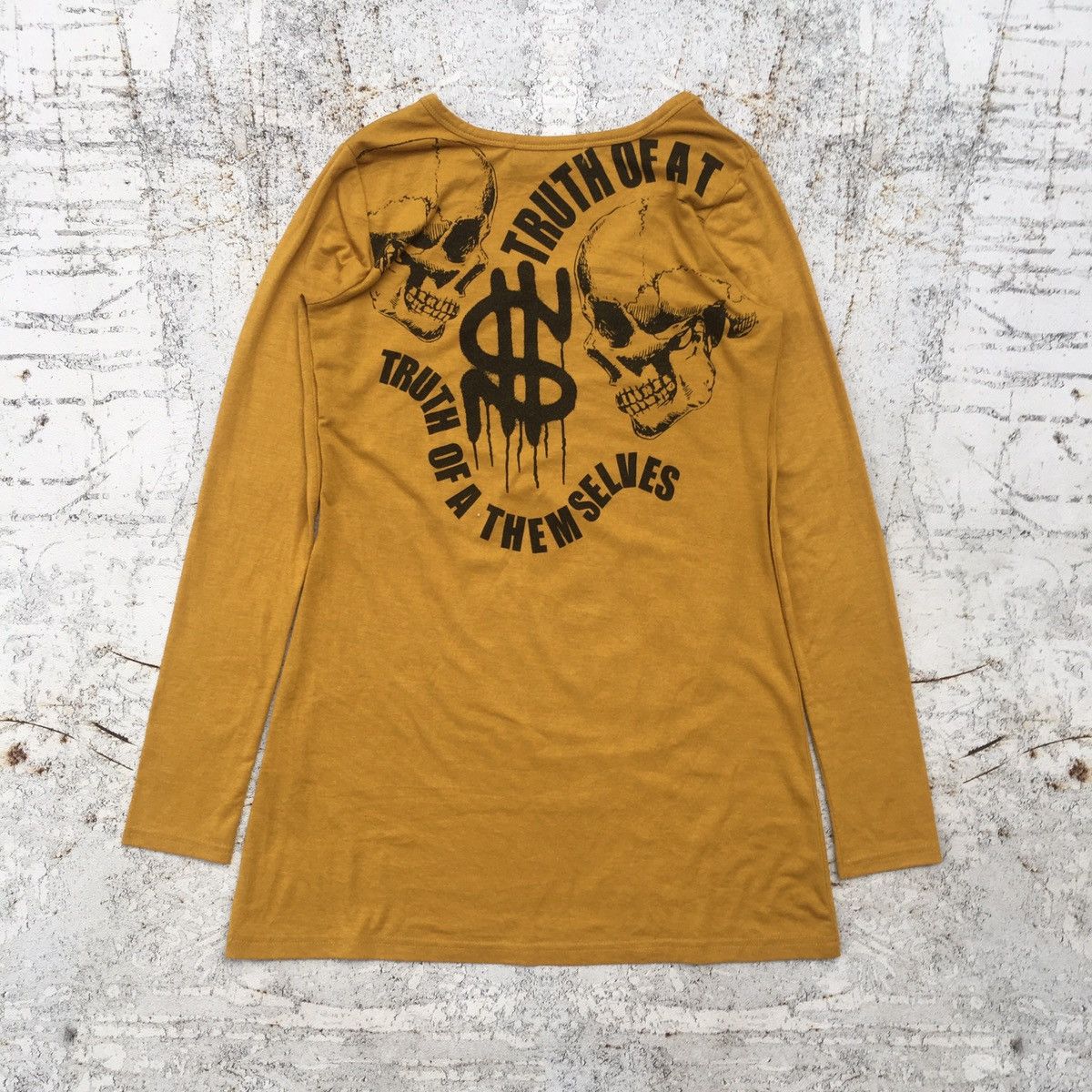 14th Addiction × Affliction × If Six Was Nine Knick Knack Skull Grunge LGB ifsixwasnine Long Sleeve Size M / US 6-8 / IT 42-44 - 7 Thumbnail