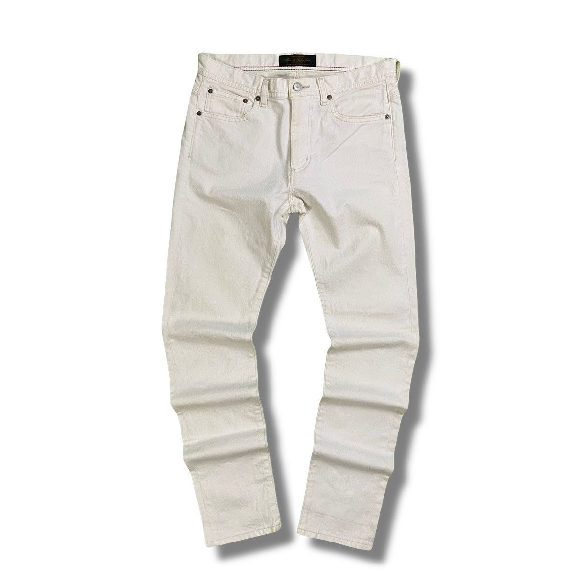 NANO universe 2000s Nano Universe Library Tokyo White Denim Made in Japan Size US 30 / EU 46 - 1 Thumbnail
