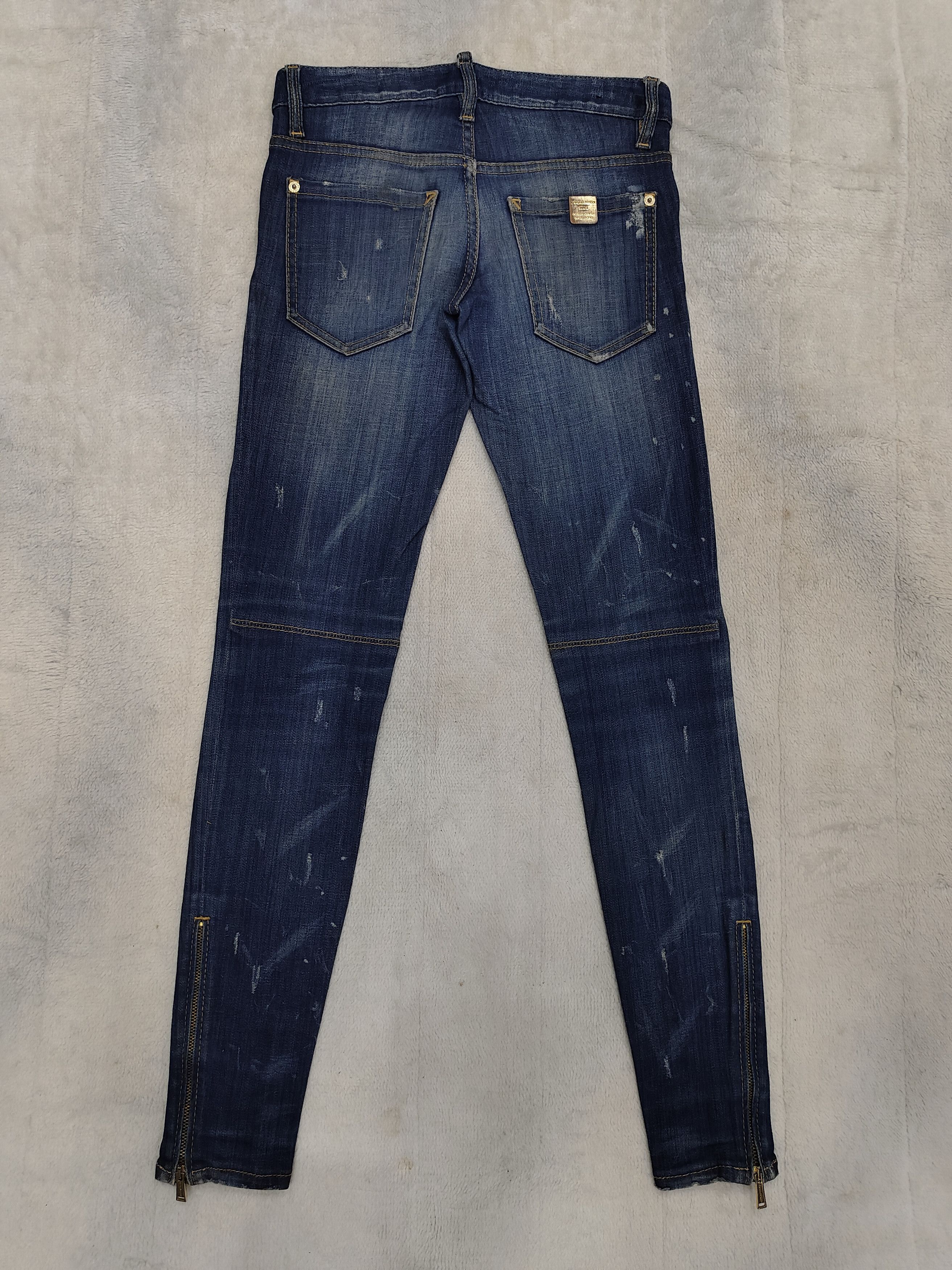Dsquared2 💥Dsquared2 Distressed Super Skinny Jeans Size 27" / US 4 / IT 40 - 4 Thumbnail