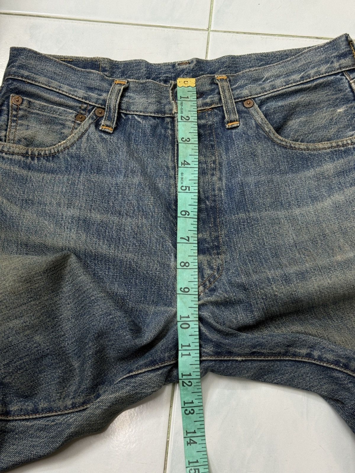Levi's 🔥ARCHIVE VINTAGE LEVIS 501XX BIG E DISTRESSED SELVEDGE DENIM Size US 29 - 23 Thumbnail