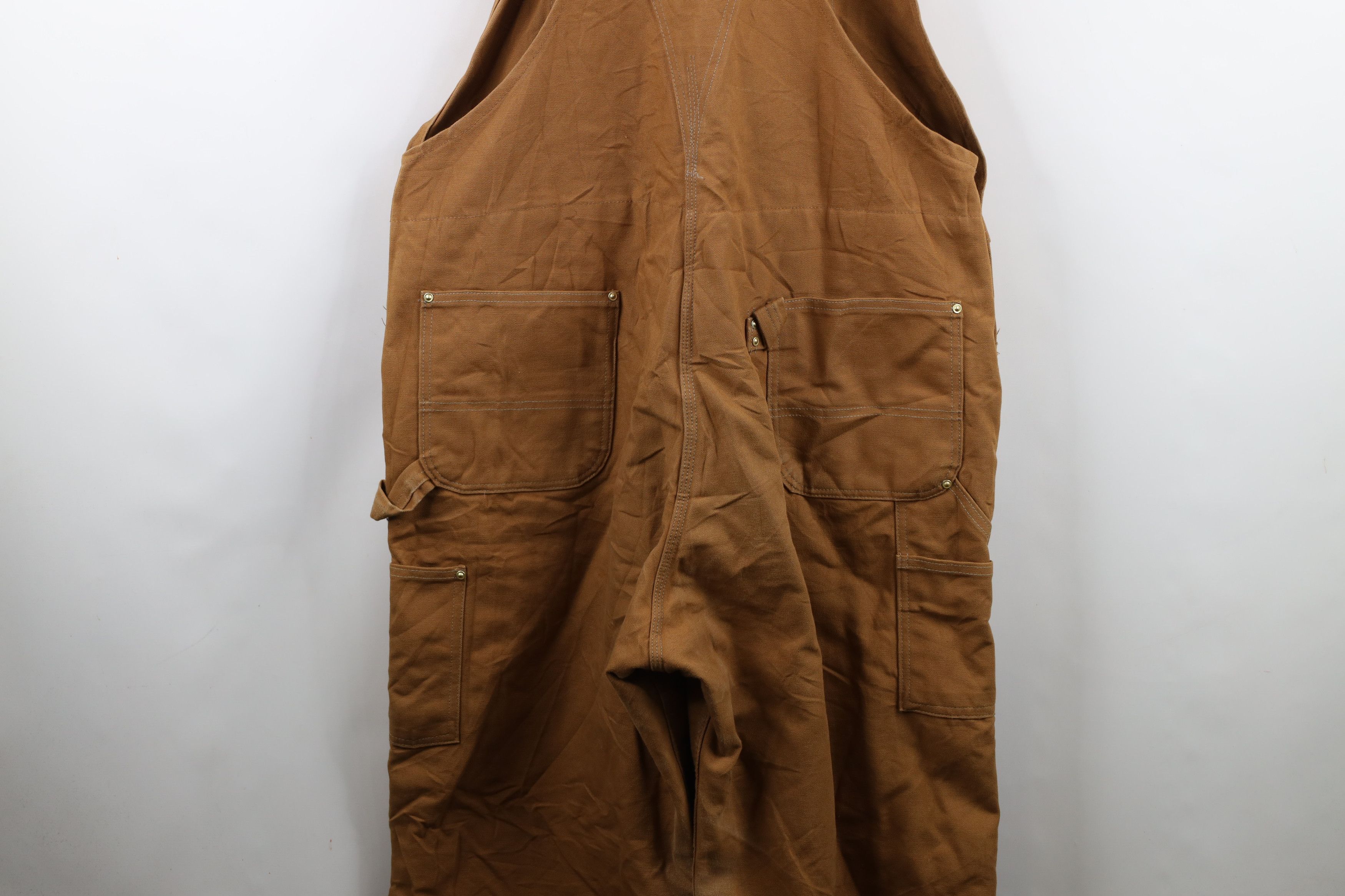 Carhartt Vintage Y2K 2003 Carhartt Distressed Quilted Overalls Size US 44 / EU 60 - 19 Thumbnail