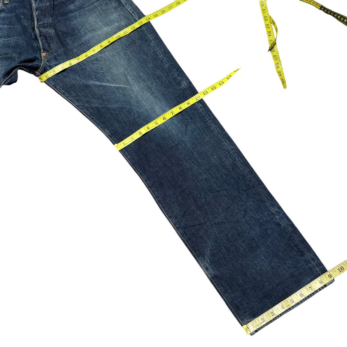 Evisu Vintage Evisu Snake Eyes Daicock Denim Selvedge Jeans Size US 33 - 20 Thumbnail