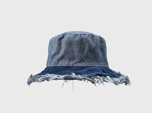 Other Avant garde washed reversible distressed raw bucket hat Size ONE SIZE - 5 Thumbnail