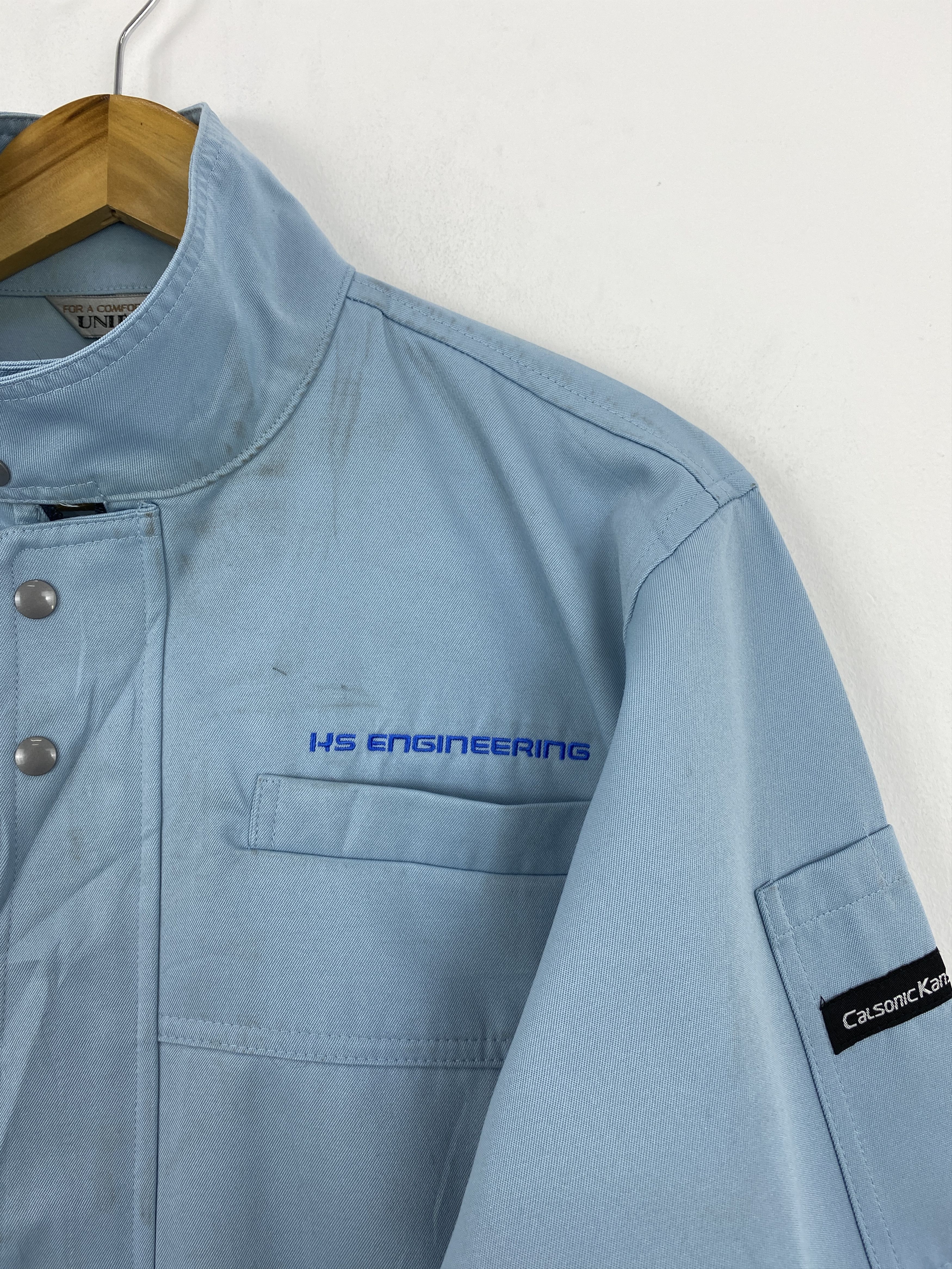 Japanese Brand Vintage Japanese Brand Workers Denim Jacket J1790 Size US XL / EU 56 / 4 - 8 Thumbnail