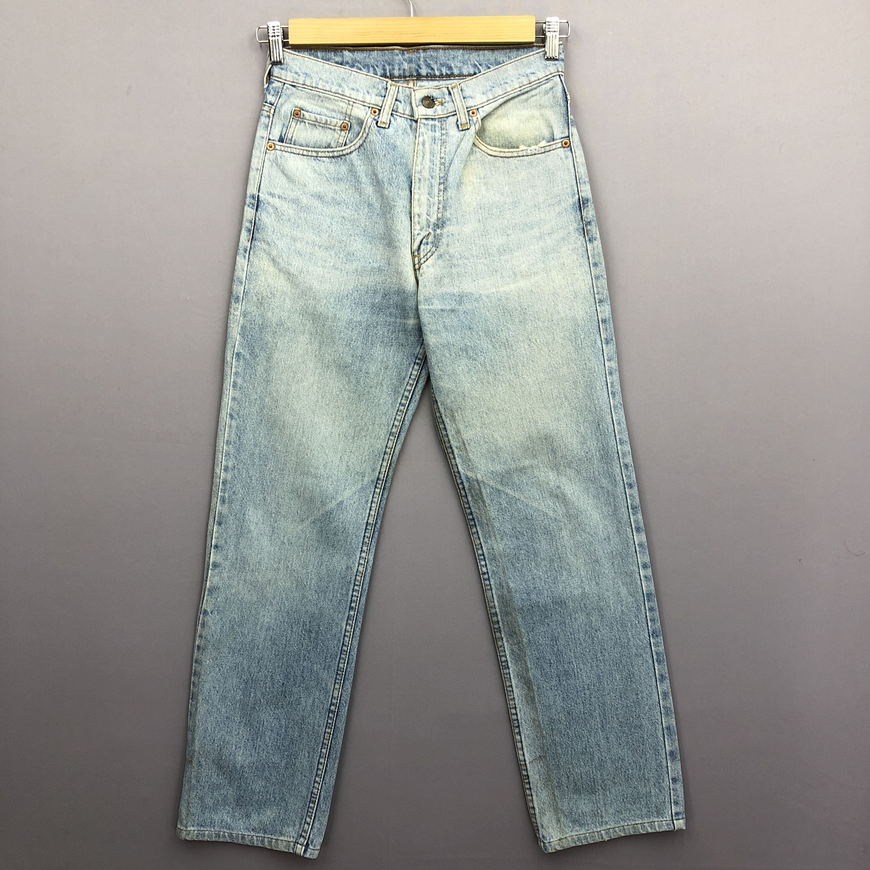 Levi's 90s Dirty Levis 515 Faded Stone Wash Jeans Light Wash Denim Size 28" / US 6 / IT 42 - 1 Thumbnail