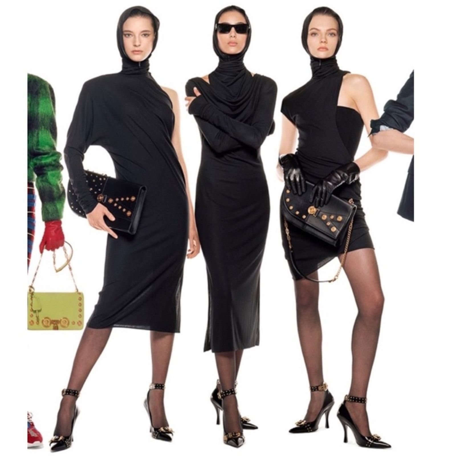 Versace NWT Versace Black Fitted Midi Dress size EU42 US6 Size M / US 6-8 / IT 42-44 - 13 Thumbnail