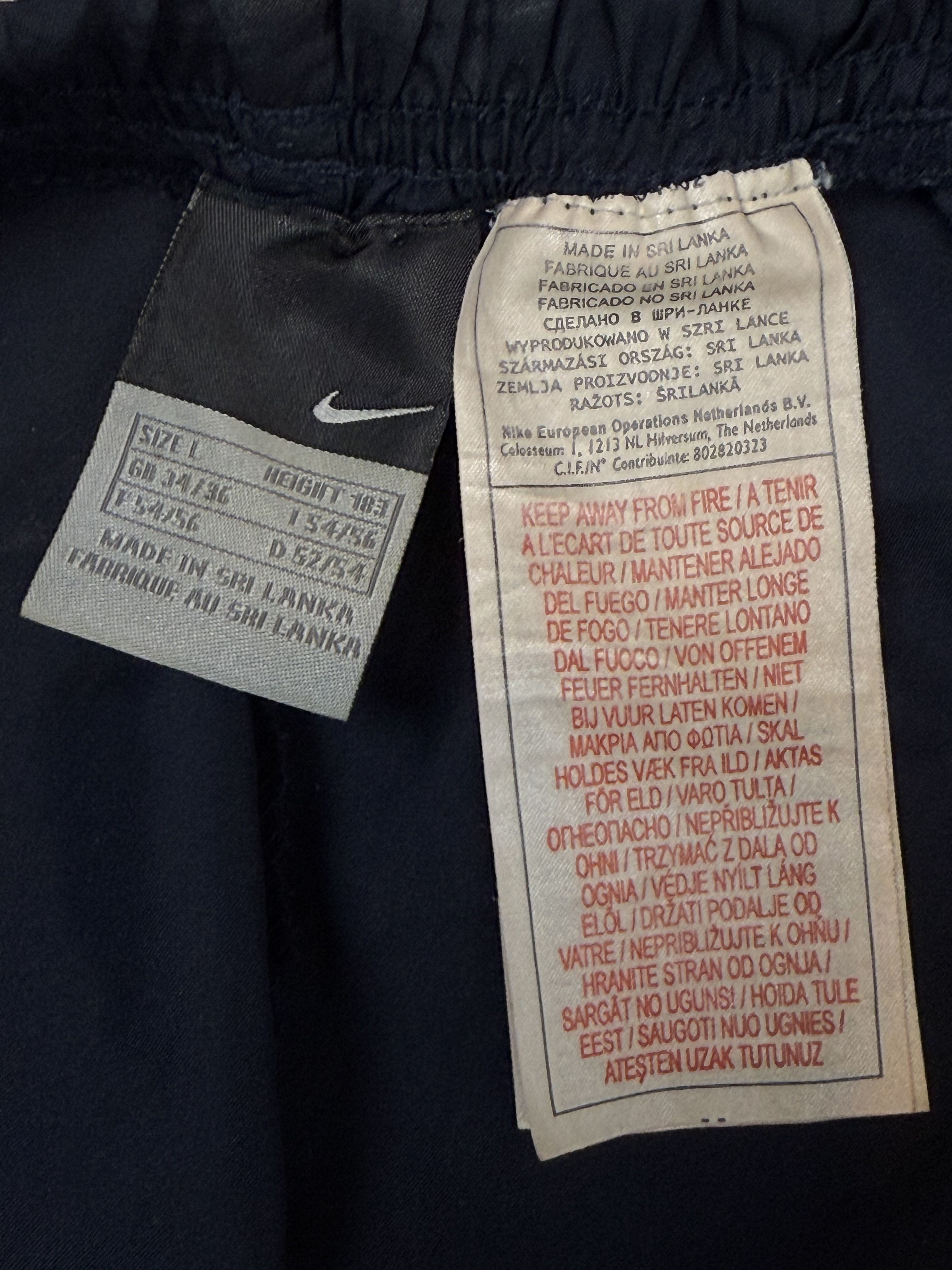 Nike Vintage Y2k Nike Dark Blue Reflective Track Pants Size US 34 / EU 50 - 5 Thumbnail