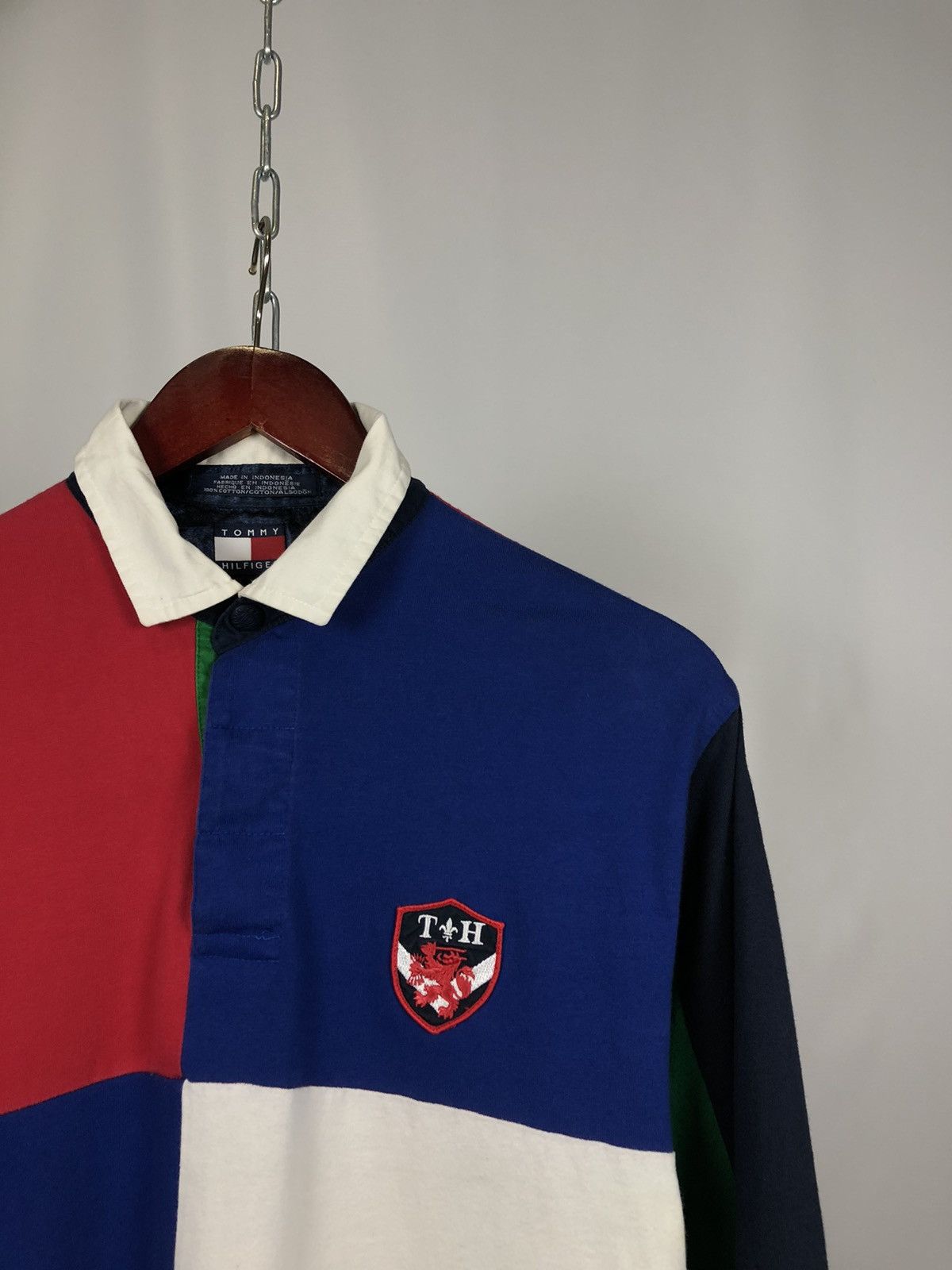 Tommy Hilfiger Tommy Hilfiger vintage polo long sleeve rare size XL Size US XL / EU 56 / 4 - 2 Thumbnail