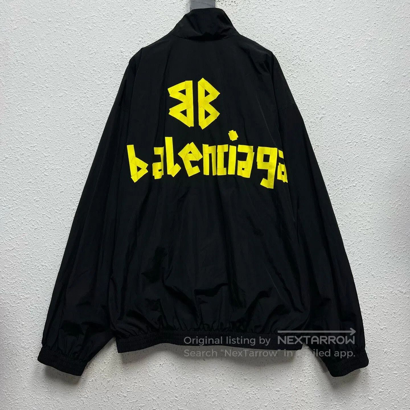 Balenciaga Balenciaga Black Coach Jacket with Logo. Size US M / EU 48-50 / 2 - 2 Thumbnail