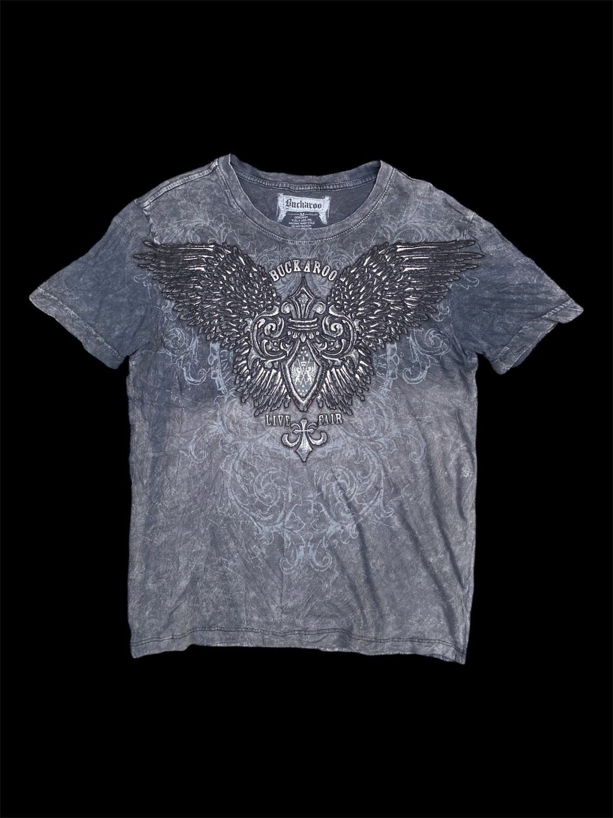 Hysteric Glamour Buckaroo Acid Washed Cross Logo Lgb kmrii ifsixwasnine YYPH Size US M / EU 48-50 / 2 - 1 Thumbnail