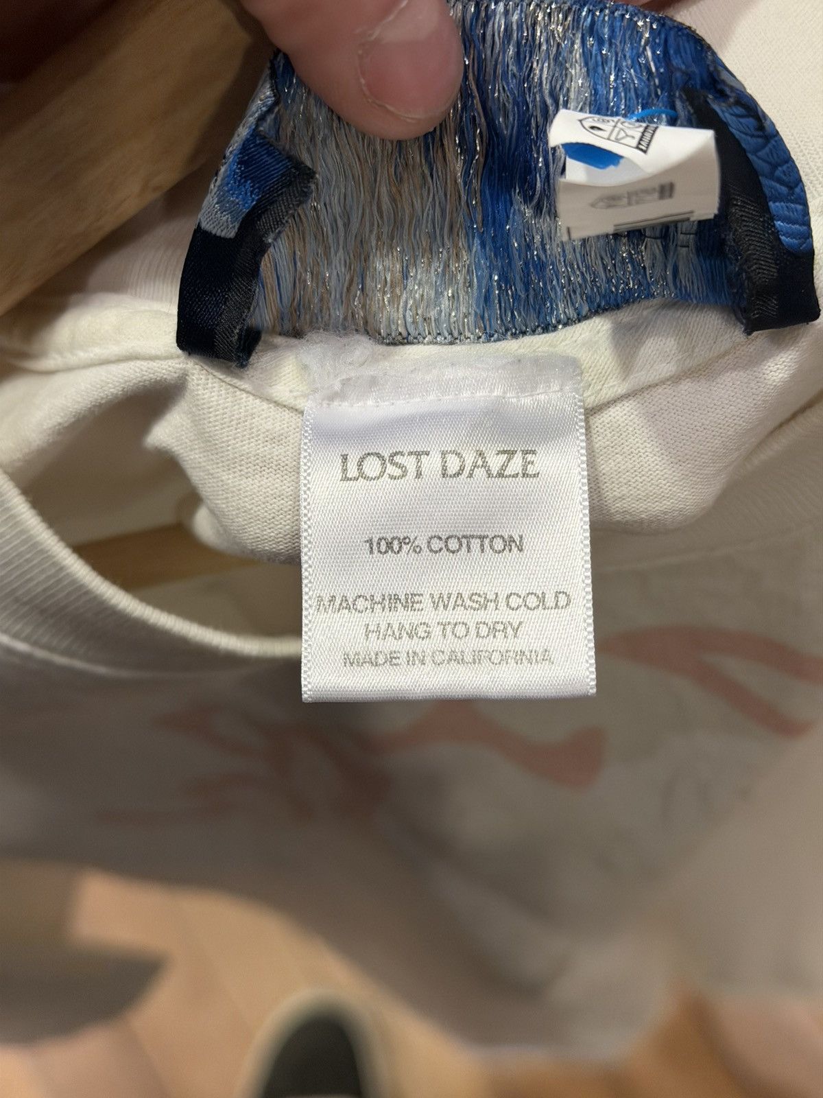 Lost Daze Lost Daze Rabbit Tee - Cream Size US M / EU 48-50 / 2 - 4 Thumbnail