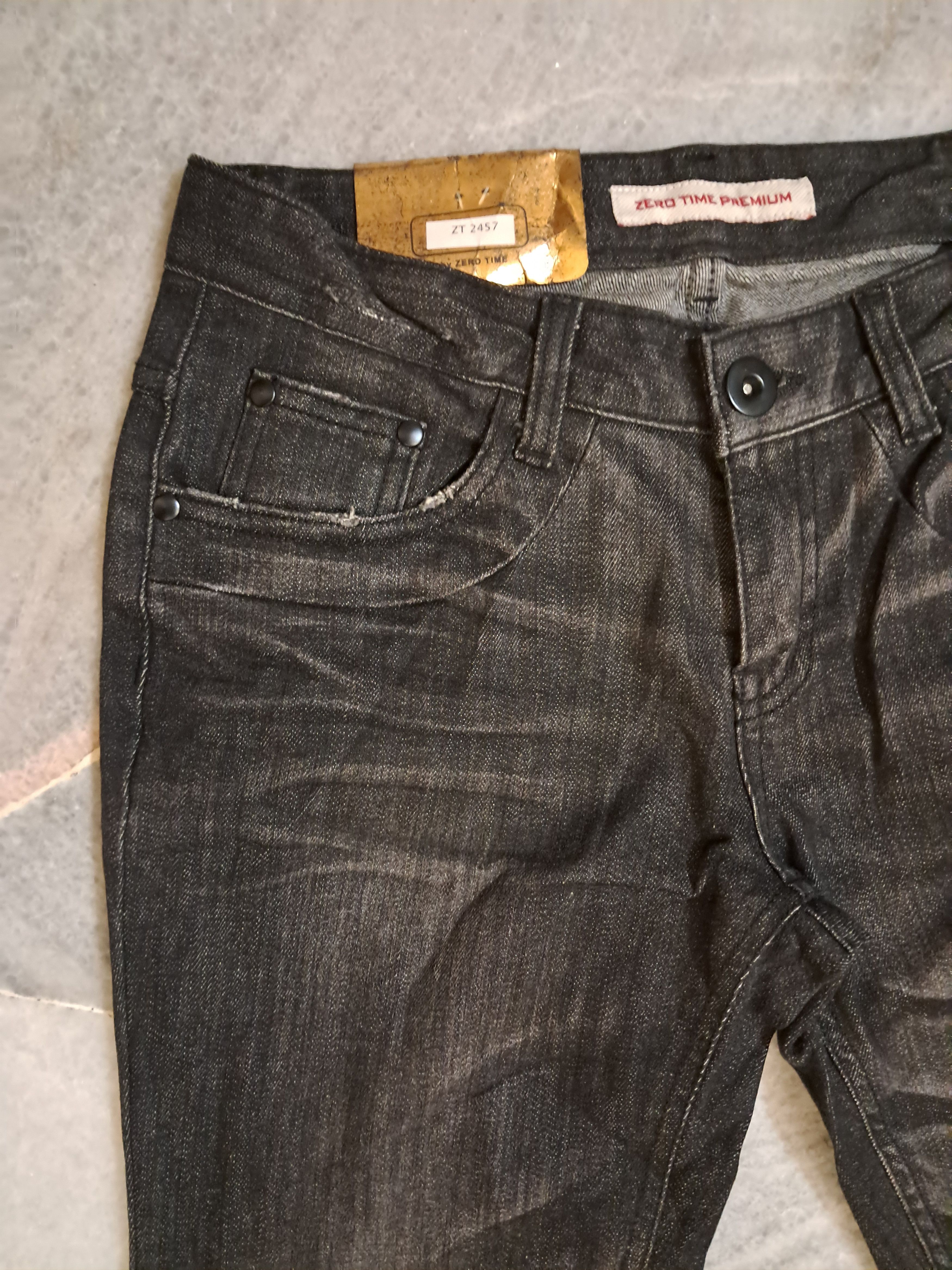 In The Attic × Japanese Brand × Tornado Mart Flare Jeans Originally Faded Black Japan Zero Time premium Size US 26 / EU 42 - 5 Thumbnail