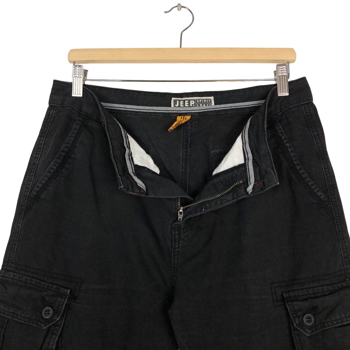 Japanese Brand 🔥Bush Pants Multi Pocket Cargo Jeep 3D Pockets Survival Size US 33 - 12 Thumbnail