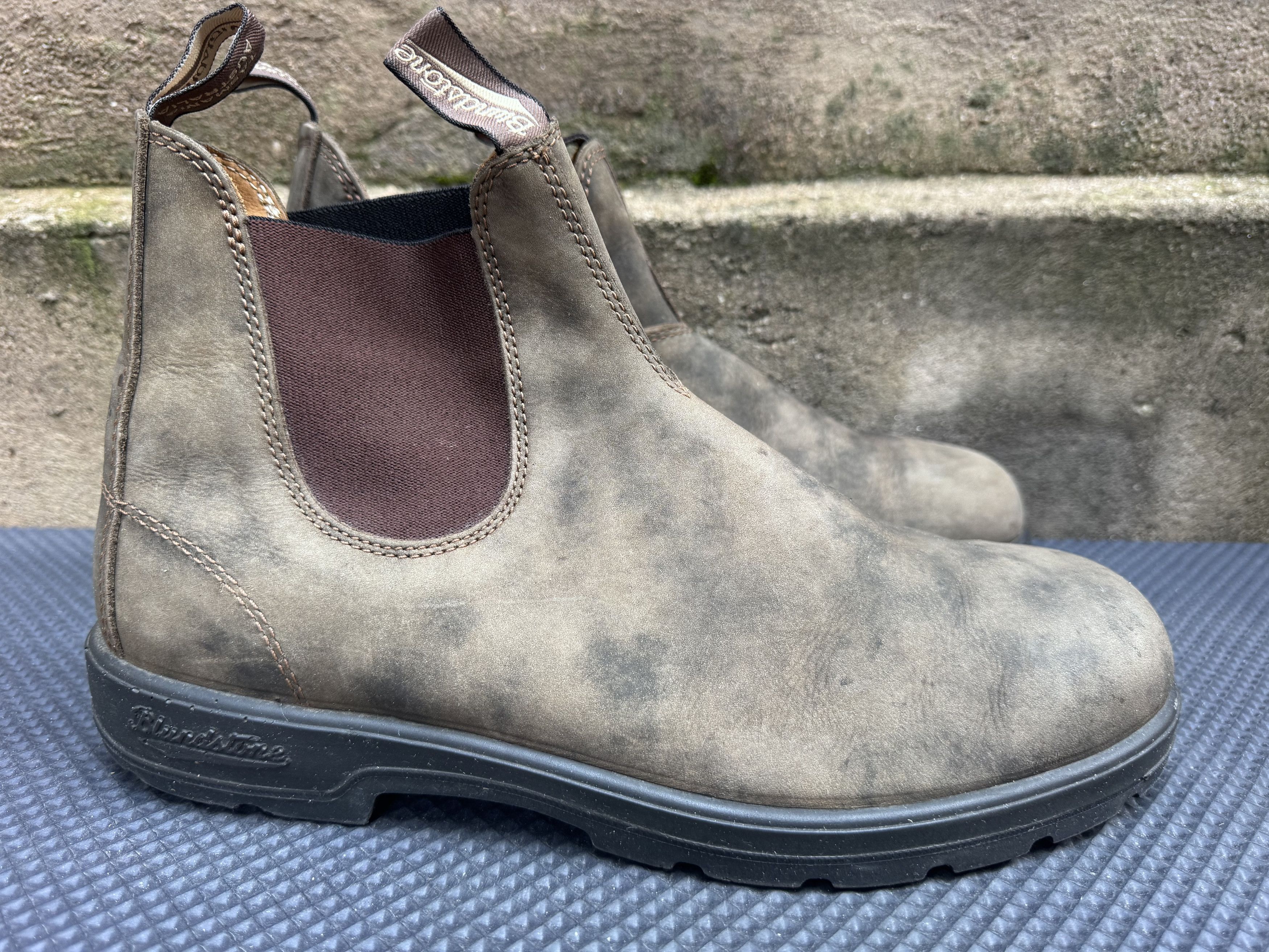 Blundstone Blundstone 587 Chelsea Boots Leather Line In Rustic Brown Size US 13 / EU 46 - 5 Thumbnail
