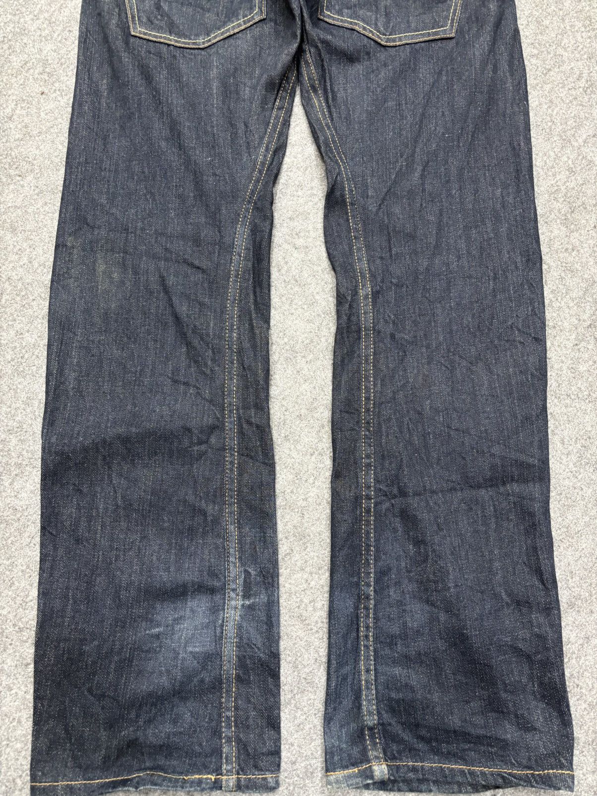 Japanese Brand 💥Double Waist+Twisted Leg💥Dominate Zipper Denim F646 Size US 33 - 16 Thumbnail