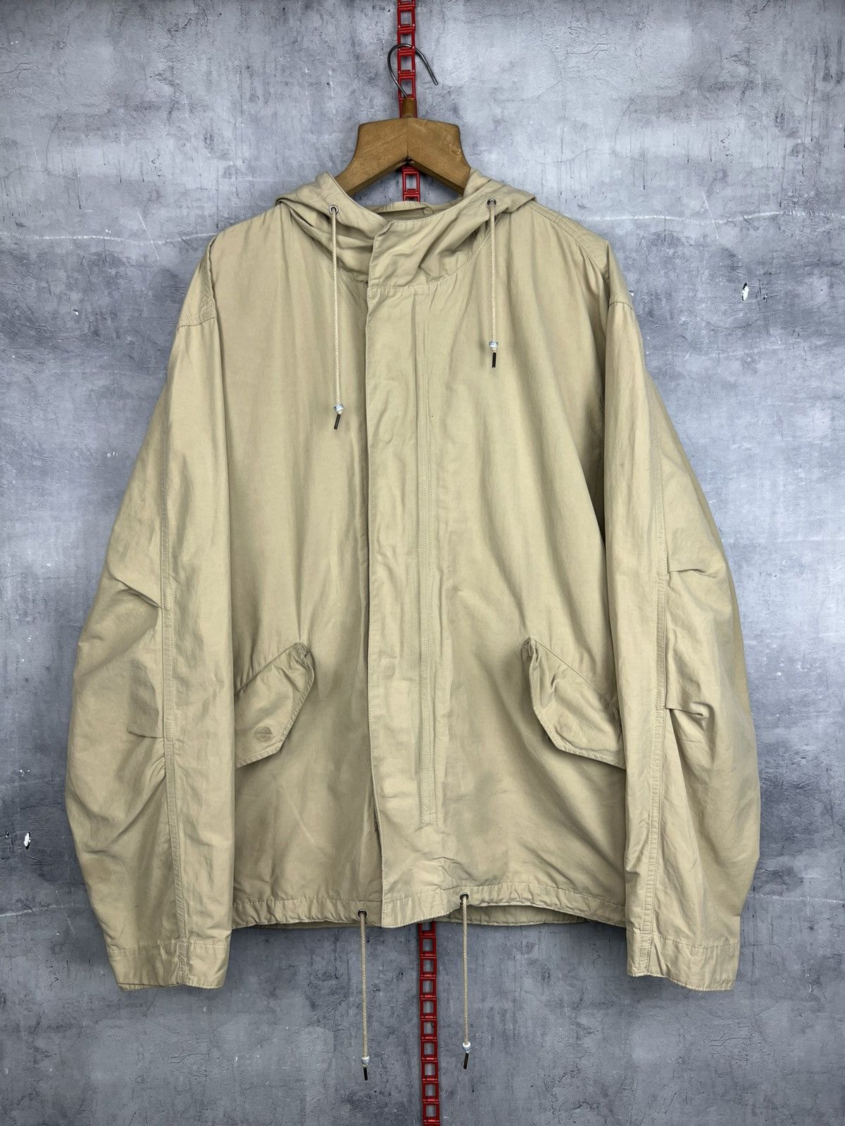 Polo Ralph Lauren Vintage Ralph Lauren Jacket Field Military Hooded Jacket Size US L / EU 52-54 / 3 - 1 Thumbnail