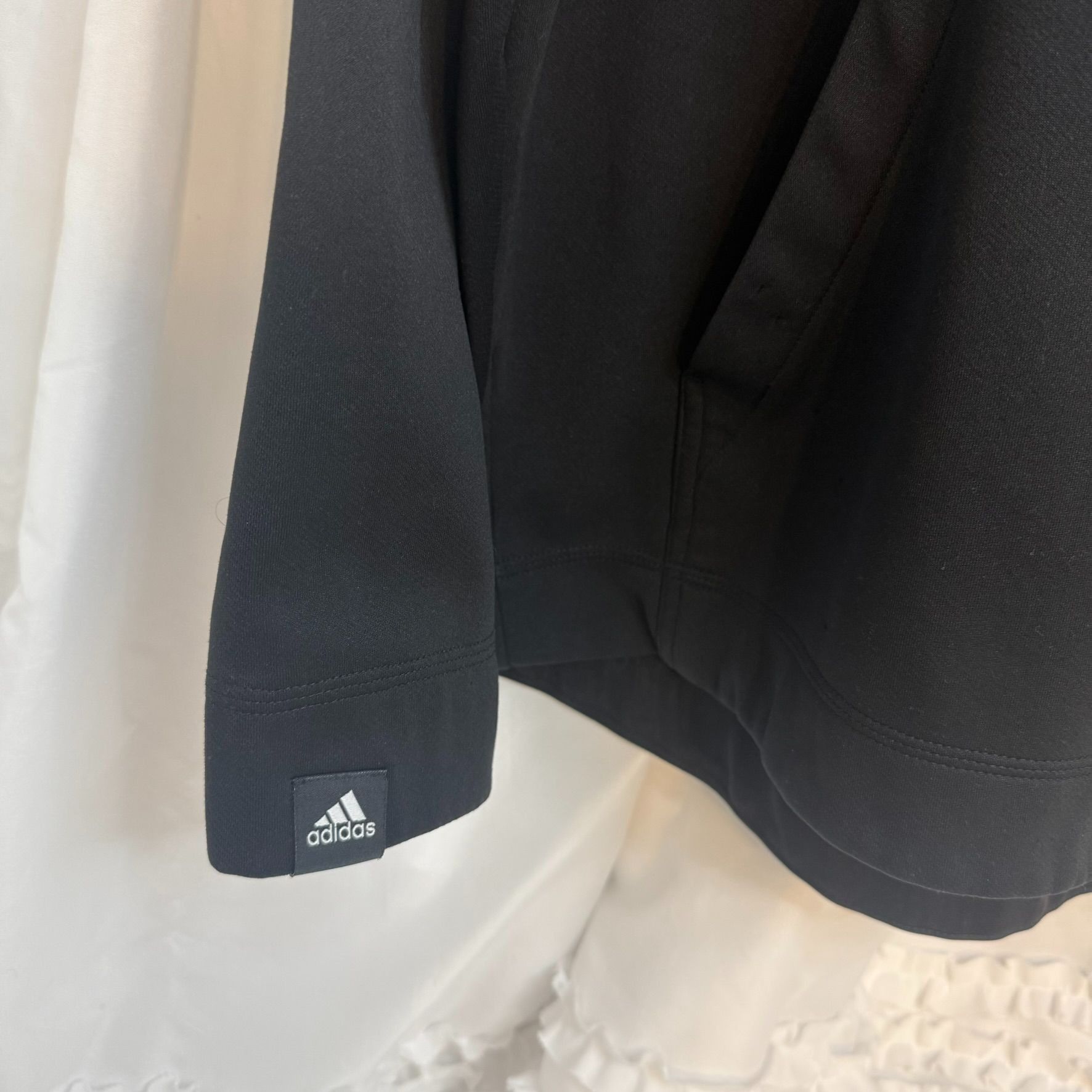 Adidas Adidas Black Pullover Hoodie Sweatshirt Mens Large Kangaroo Size US L / EU 52-54 / 3 - 5 Thumbnail