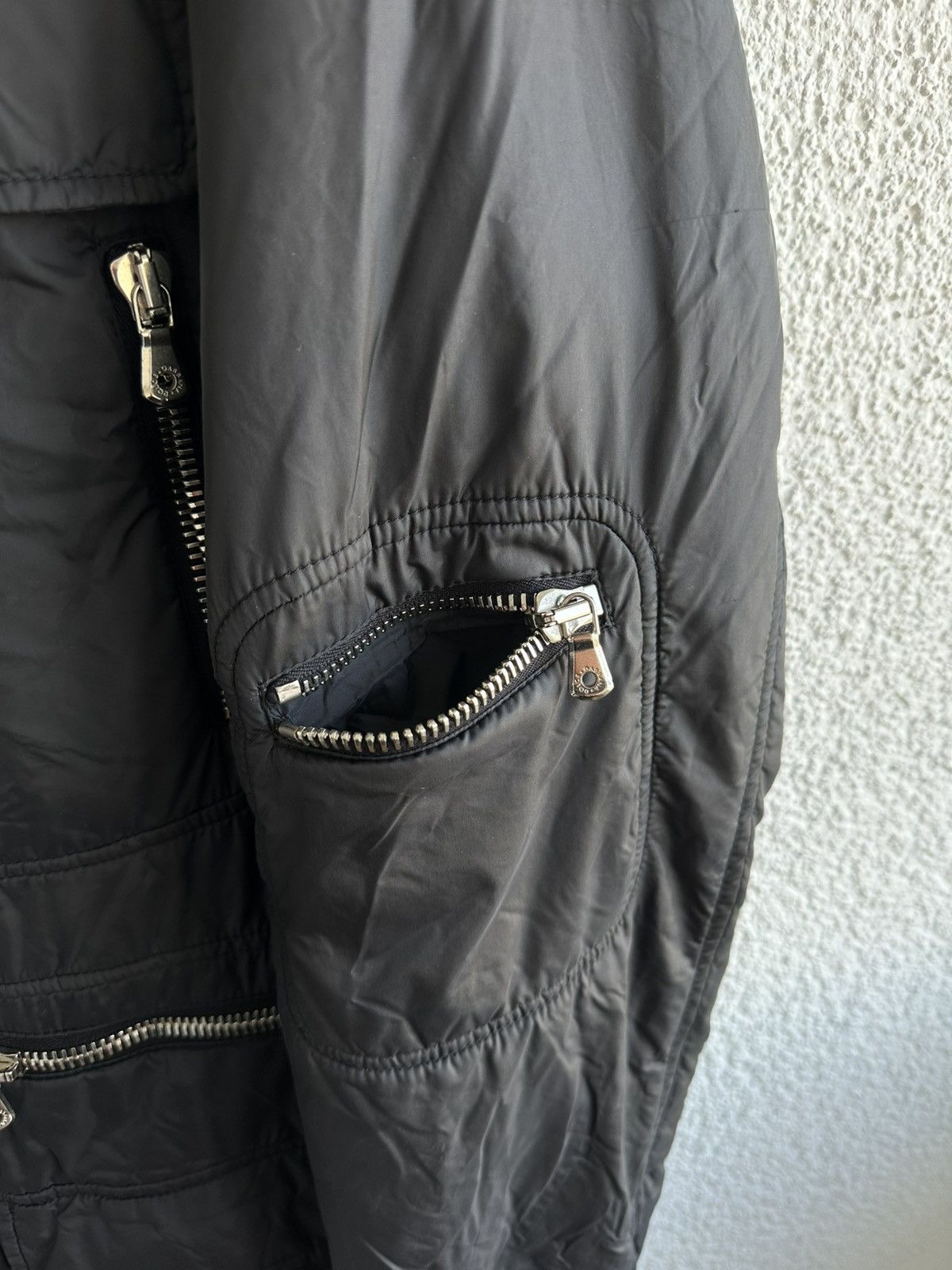 Dolce & Gabbana Dolce&Gabbana Multipocket Military Cargo Black Nylon Jacket Size US L / EU 52-54 / 3 - 7 Thumbnail