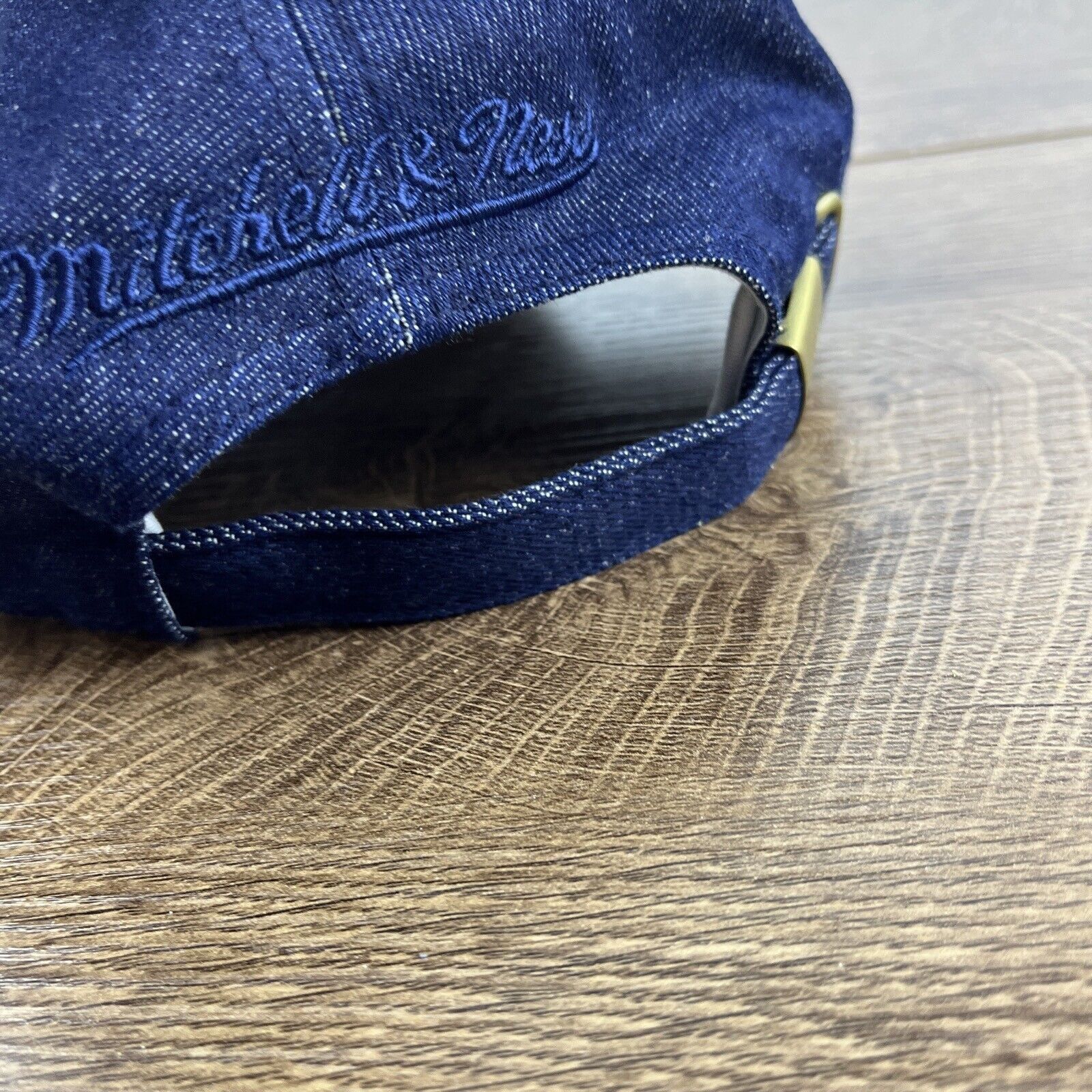 Mitchell & Ness Cleveland Cavaliers Hat NBA Mitchell & Ness Blue Hat Adjusta Size ONE SIZE - 11 Thumbnail
