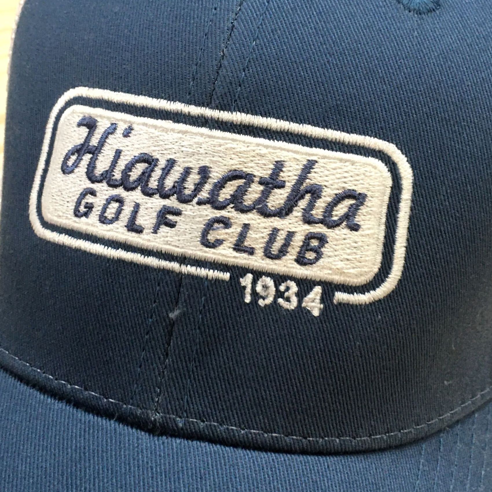 Imperial Imperial Hiwatha Golf Club Trucker Hat Mens Blue OS Curved Brim Embroidered Logo Size ONE SIZE - 4 Thumbnail