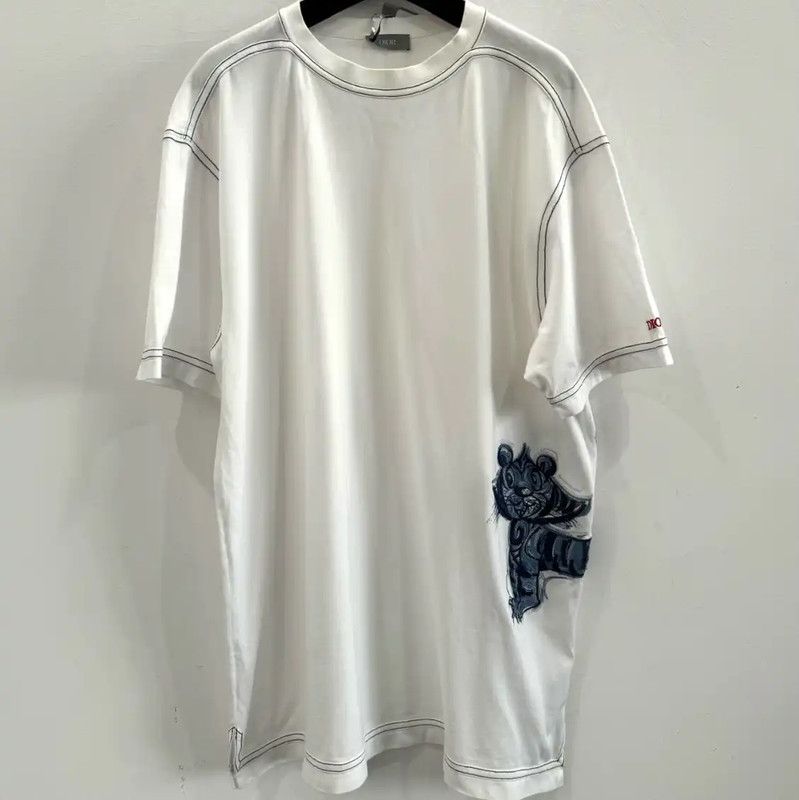 Dior Dior Women's Cotton T-Shirt with Unique Design 0089 Size M / US 6-8 / IT 42-44 - 1 Thumbnail