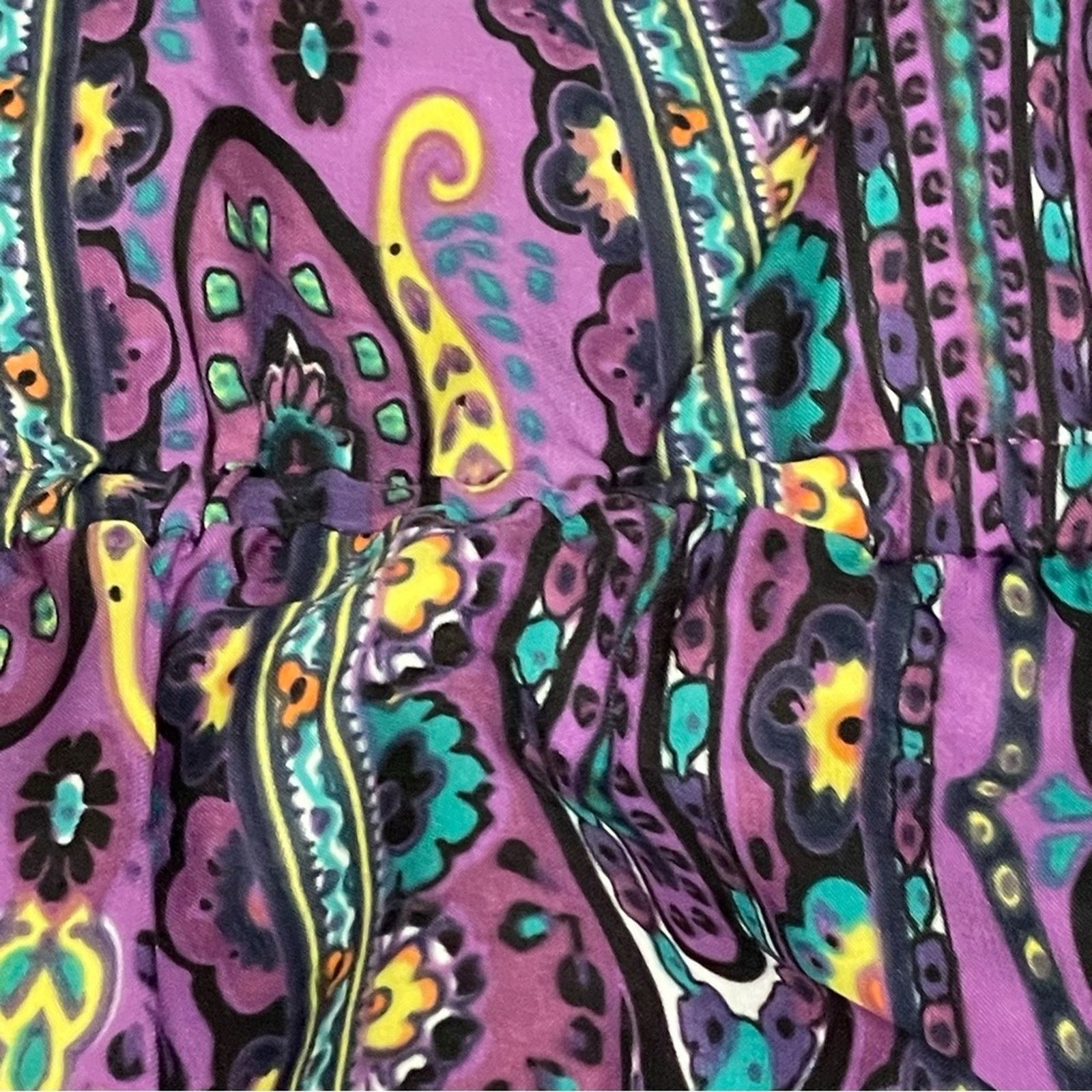 Other ECI Purple Floral and Abstract Maxi Dress Size 12 Size XL / US 12-14 / IT 48-50 - 4 Thumbnail