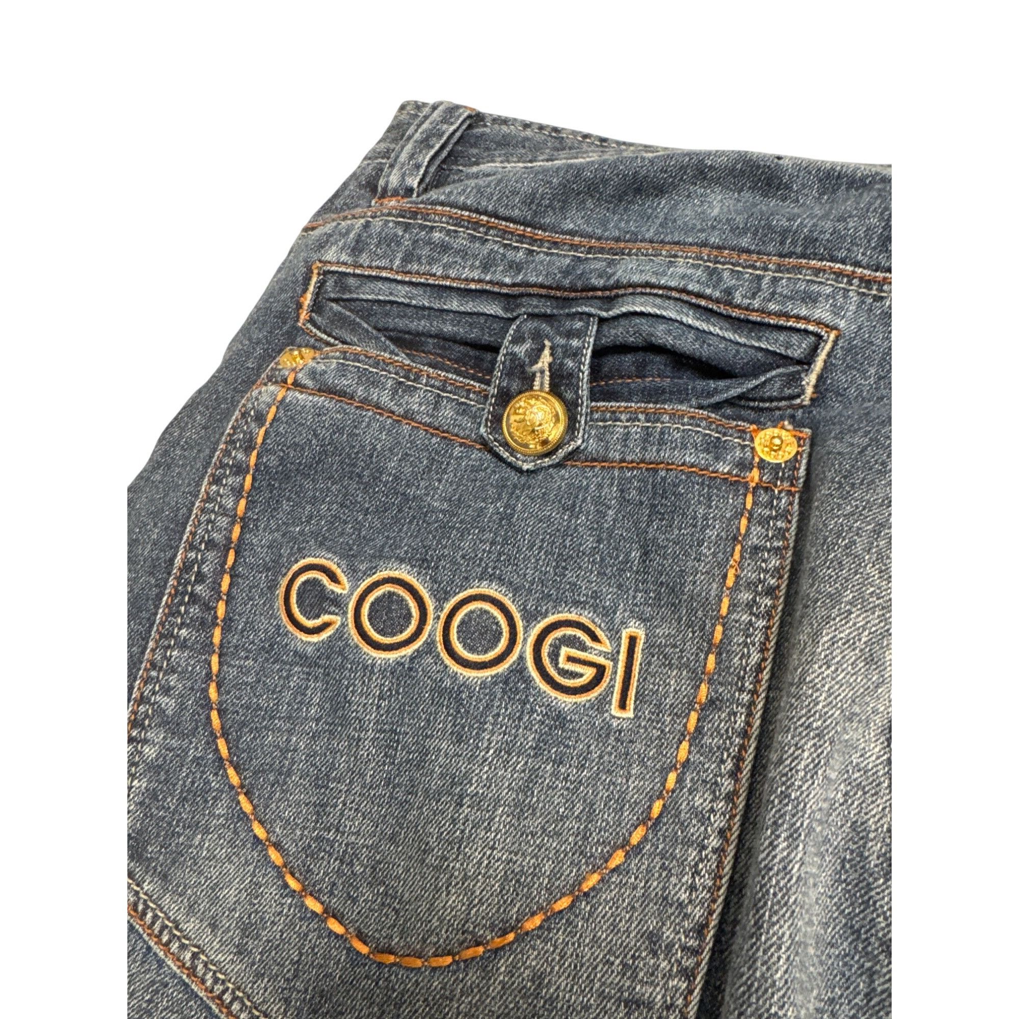 Coogi Coogi Mens Y2K Blue Denim Jeans 34L 34W SKU 7602 Size US 34 / EU 50 - 14 Thumbnail