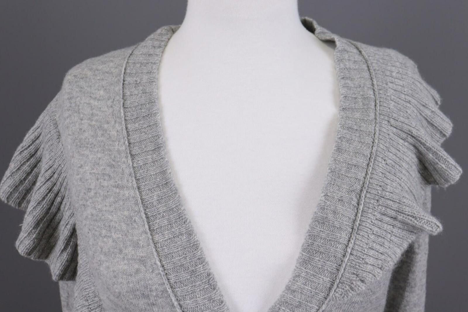J.Crew J.Crew 100% Cashmere Gray Knit Cardigan Sweater Size XS Size XS / US 0-2 / IT 36-38 - 4 Thumbnail