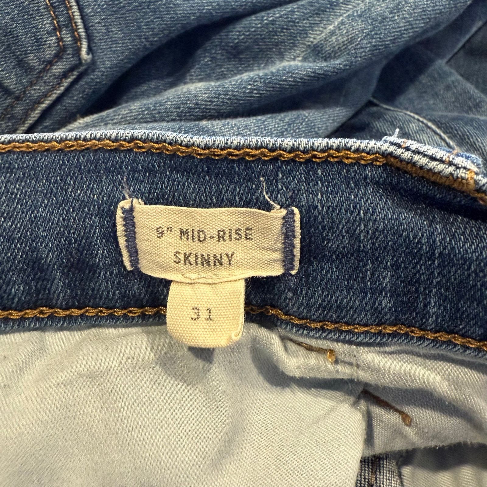 Madewell Madewell Women’s Mid Rise Skinny Jeans Size 31 Size 31" - 4 Thumbnail