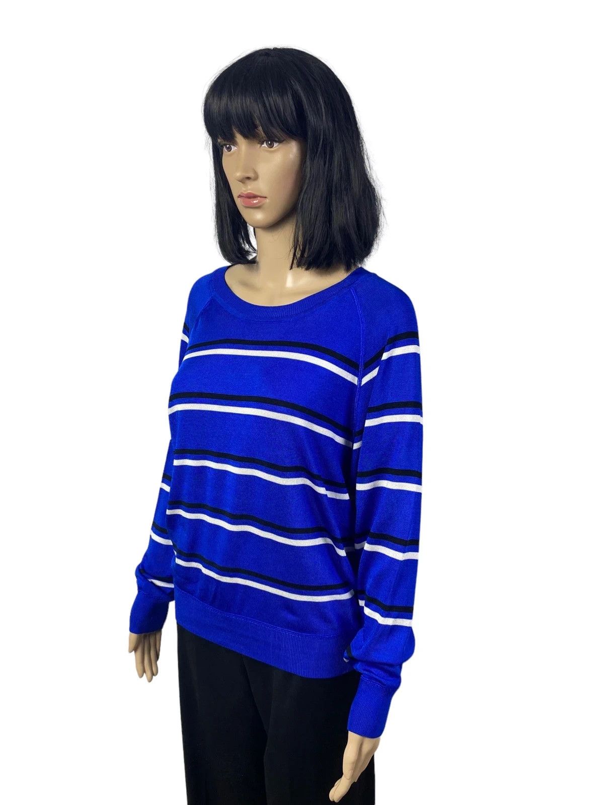Sandro Sandro Knitted Jumper Viscose Striped size 3 Size M / US 6-8 / IT 42-44 - 2 Thumbnail