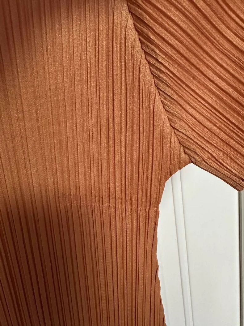 Issey Miyake issey miyake size:2 Pleated lapel dress Size XXS / US 00 / IT 34 - 2 Thumbnail