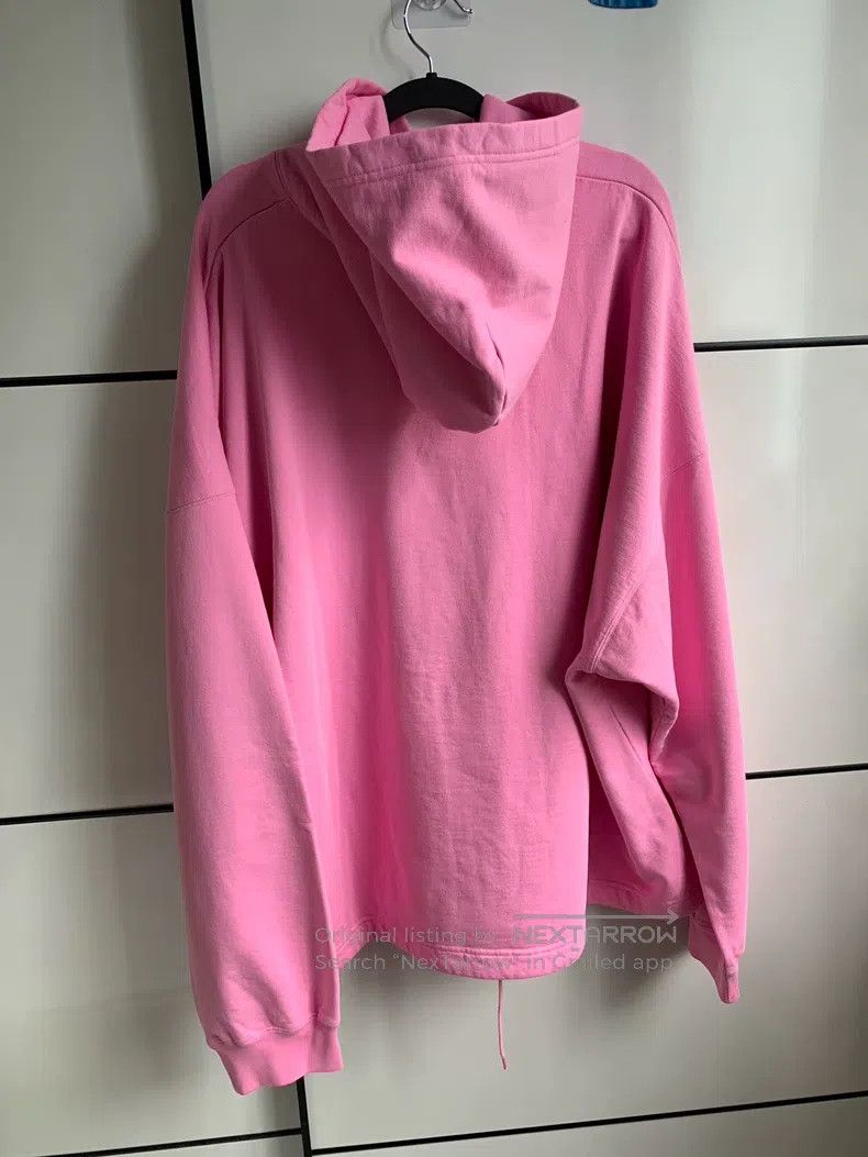 Balenciaga Balenciaga Pink Embroidery Letter Logo Hoodie Size US XS / EU 42 / 0 - 2 Thumbnail