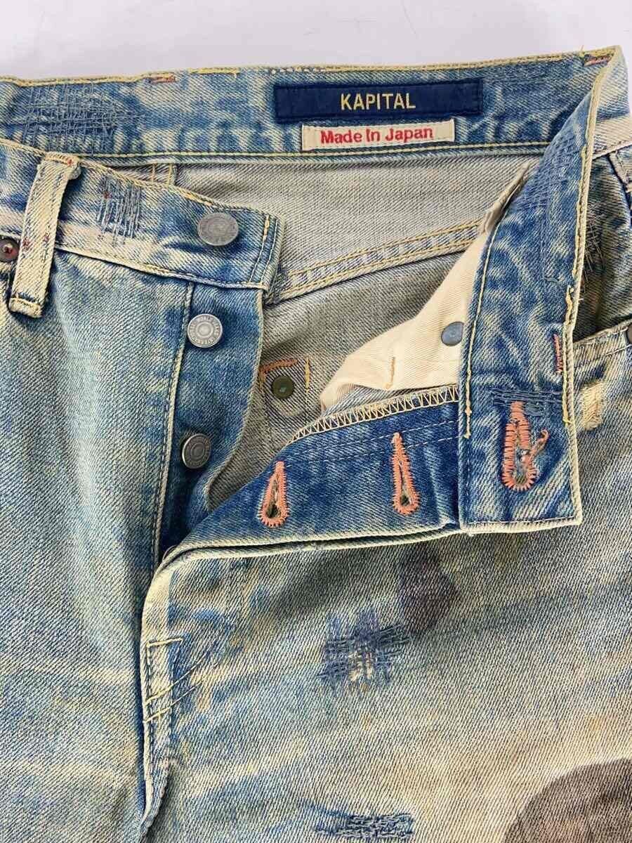 Kapital Distressed Repaired Denim Size US 28 / EU 44 - 3 Thumbnail