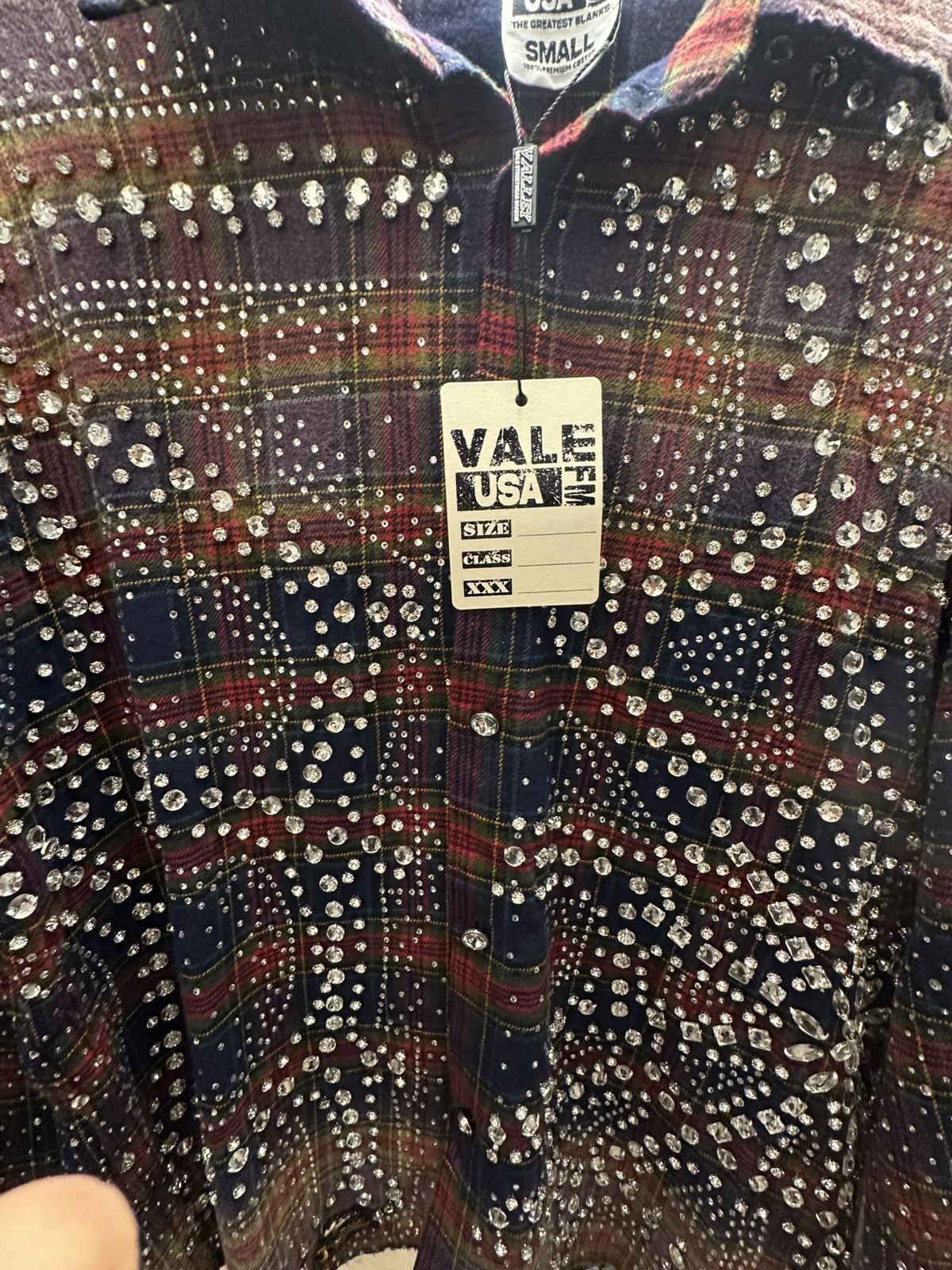Vale Vale Lives Purple Fever Flannel Shirt – Size S – New w/ Tags Size US S / EU 44-46 / 1 - 2 Thumbnail