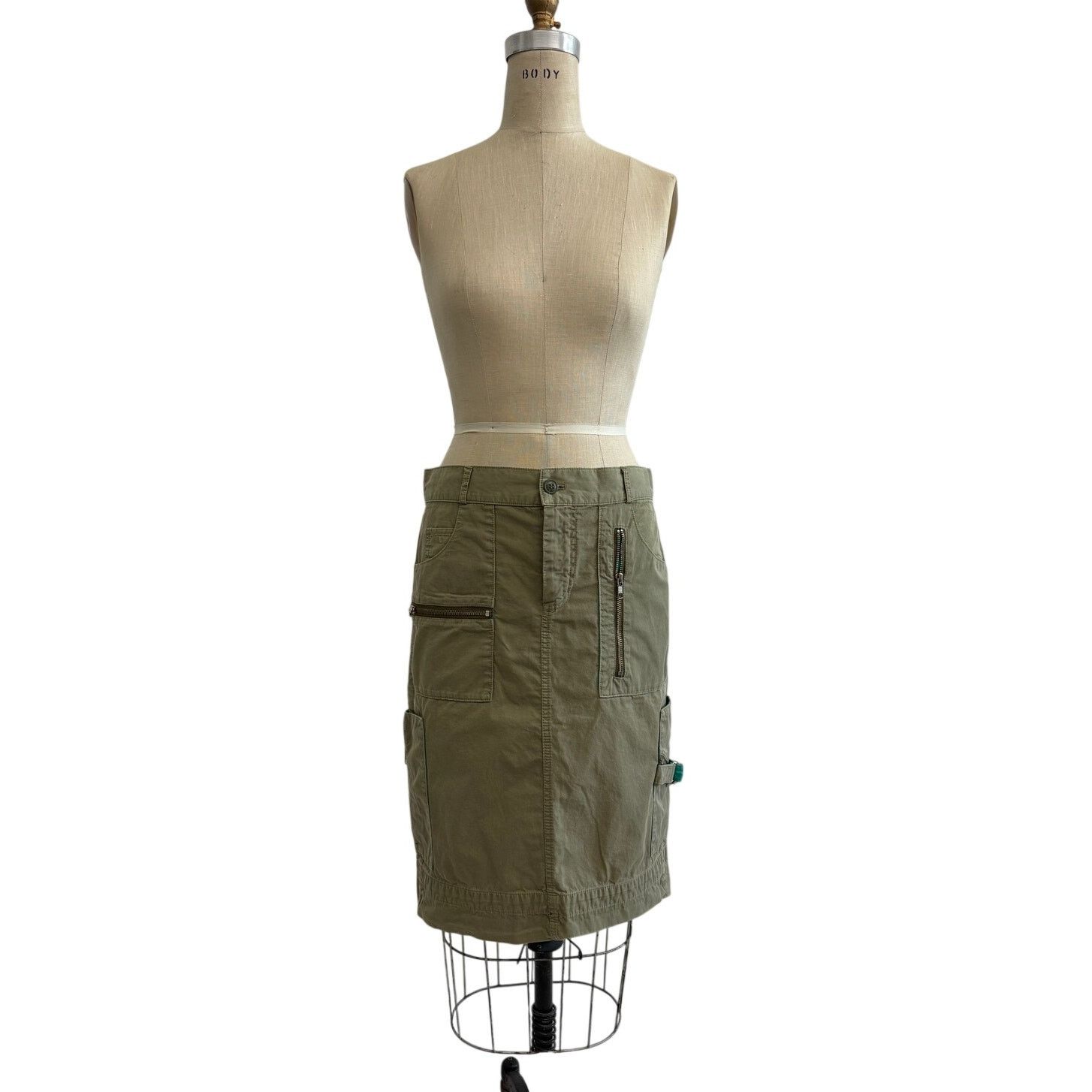 Marc Jacobs Marc Jacobs Y2K Cargo Utility Midi Skirt Size 4 Size 27" / US 4 / IT 40 - 16 Thumbnail