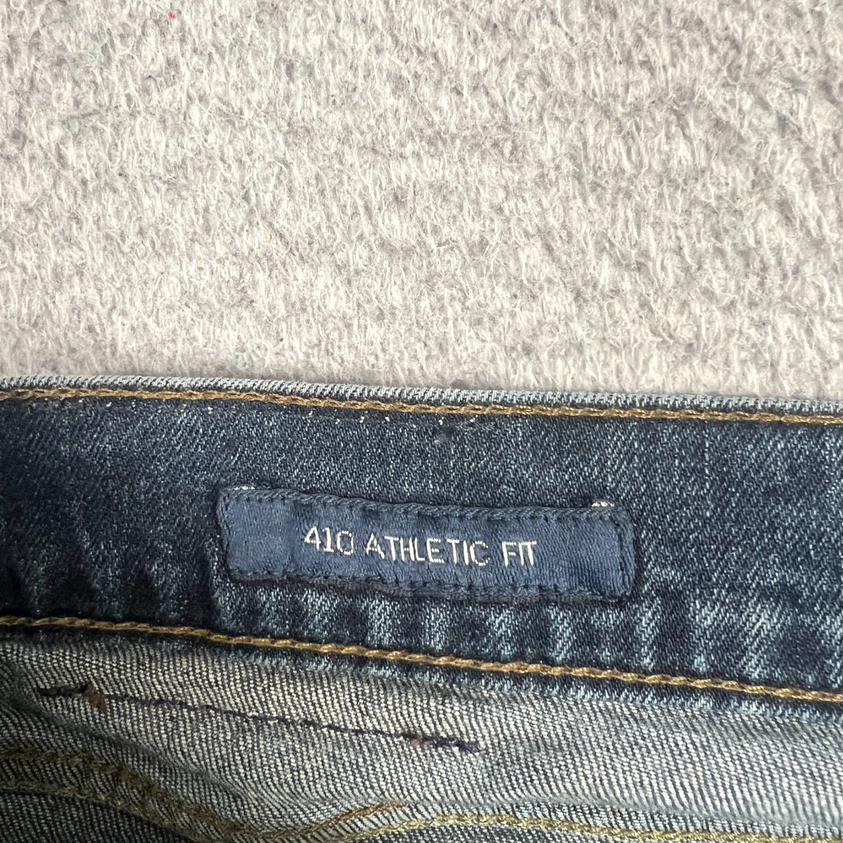 Lucky Brand VINTAGE Lucky Brand 410 Jeans 38x32 Slim Straight Blue Medium Wash Mens Size US 38 / EU 54 - 7 Thumbnail