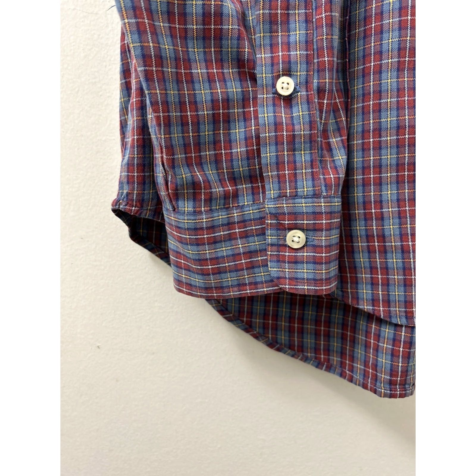 Ralph Lauren Ralph Lauren Shirt Mens XL Blue Red Oxford Plaid Button-Down Pony Logo L/S Size US XL / EU 56 / 4 - 7 Thumbnail