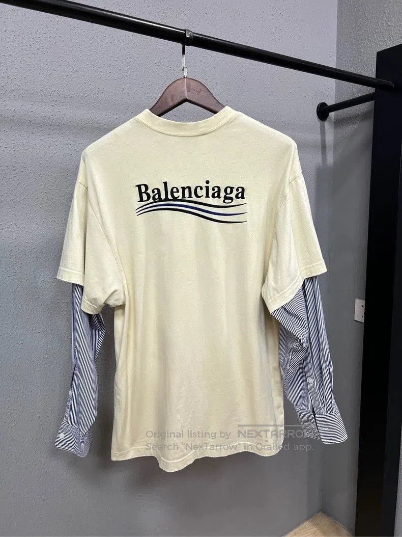 Balenciaga Balenciaga Beige Long Sleeve Two. Size US S / EU 44-46 / 1 - 2 Thumbnail
