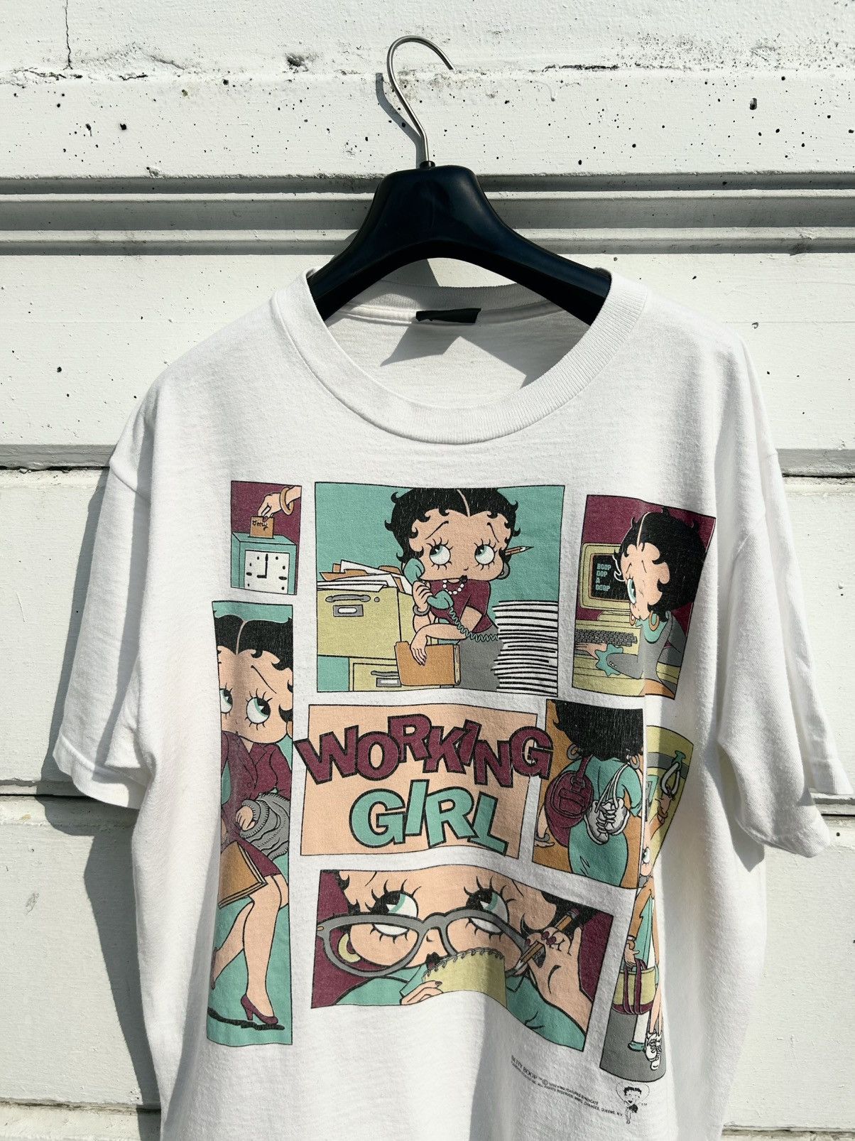 Vintage Betty Boop Working Girl 1992 Shirt