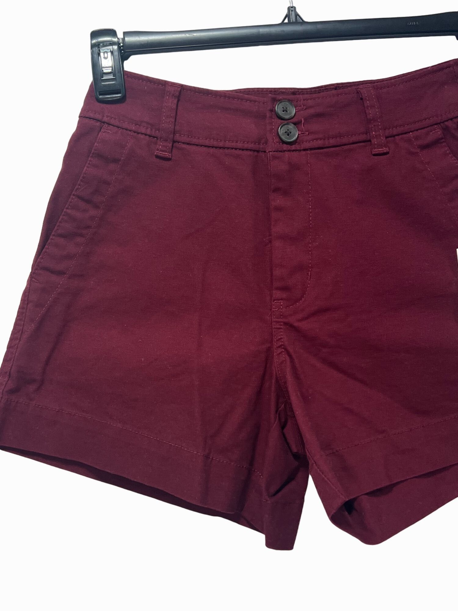 Other A New Day - Women's High-Rise Everyday Shorts - Burgundy - 2 Size 26" / US 2 / IT 38 - 13 Thumbnail