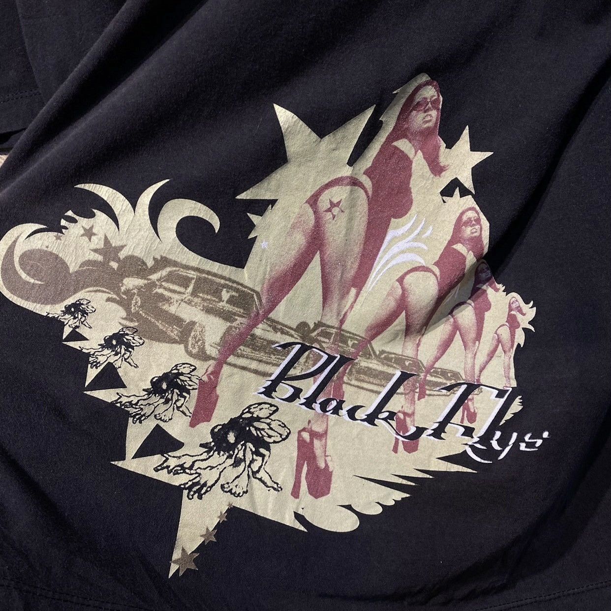 Vintage Vintage BLACK FLYS “Sexy Women Ass” Side Design T-Shirts Size US XL / EU 56 / 4 - 3 Thumbnail